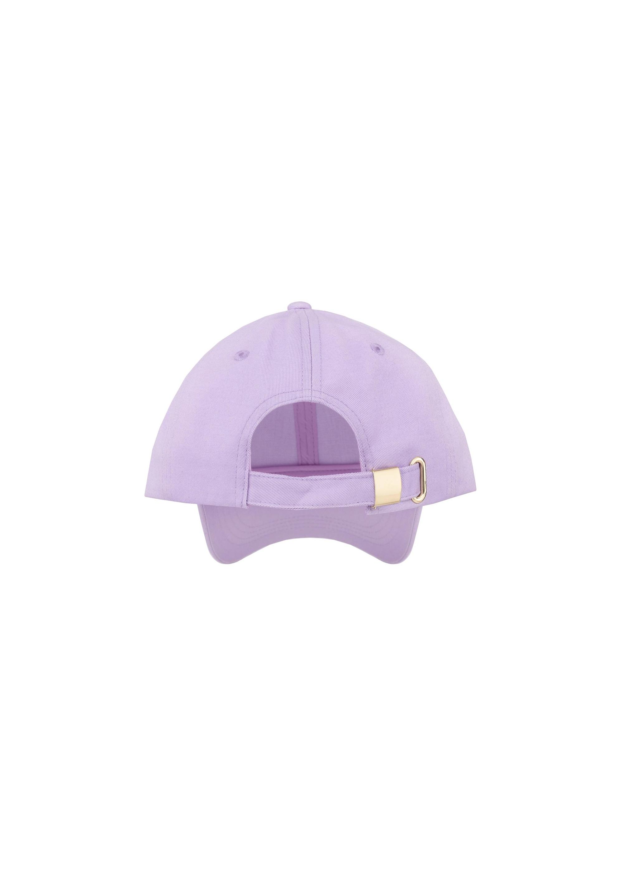 Lilac baseball cap with logo CZALT-0008-75(W23)-02