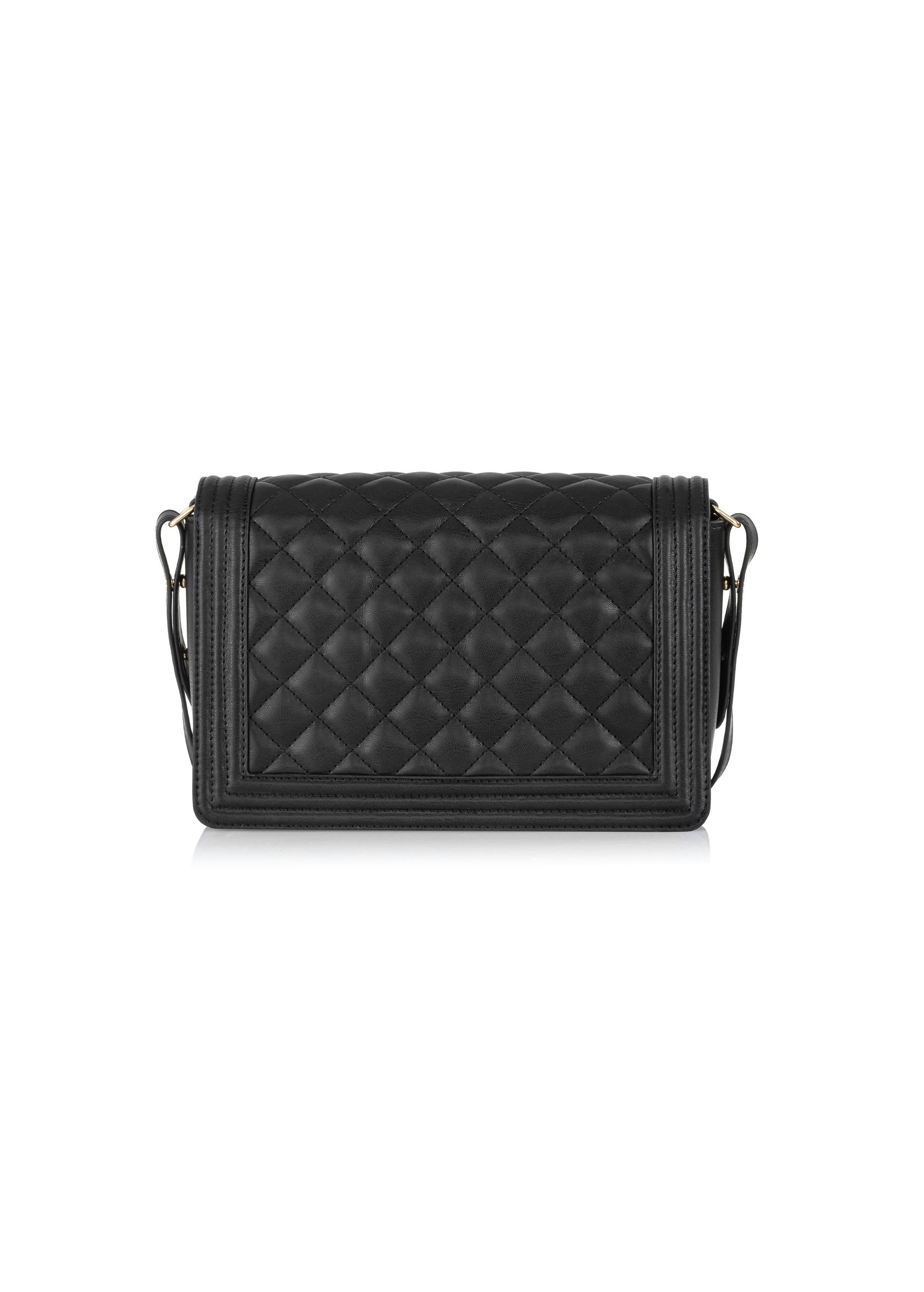 Black quilted women's handbag TOREC-0993-99(Z24)-03