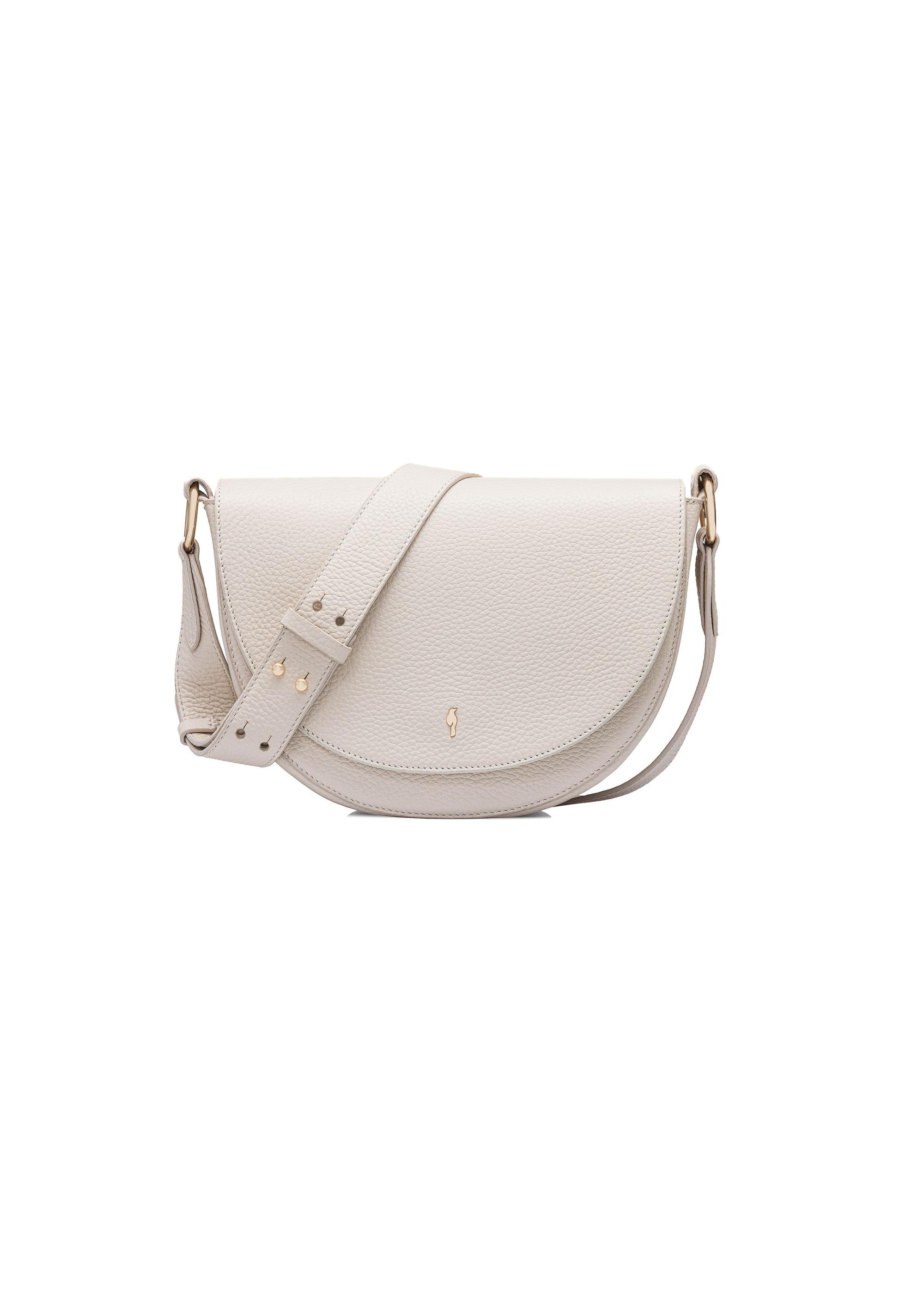 Cream leather women's handbag TORES-0895C-12(W25)-01