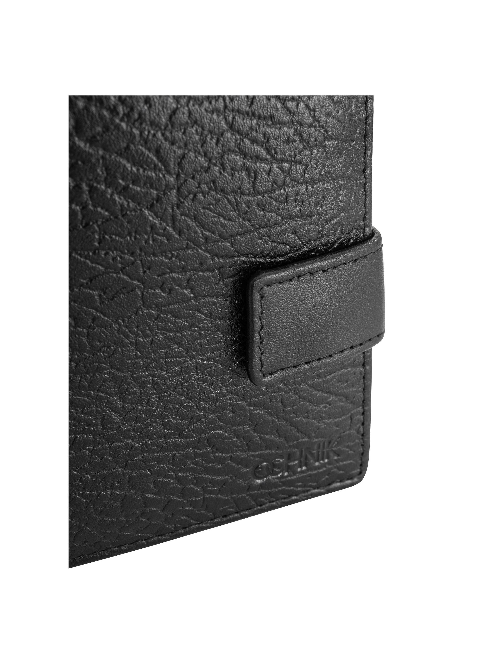 Men's leather clasp wallet PORMS-0536-99(W24)-07