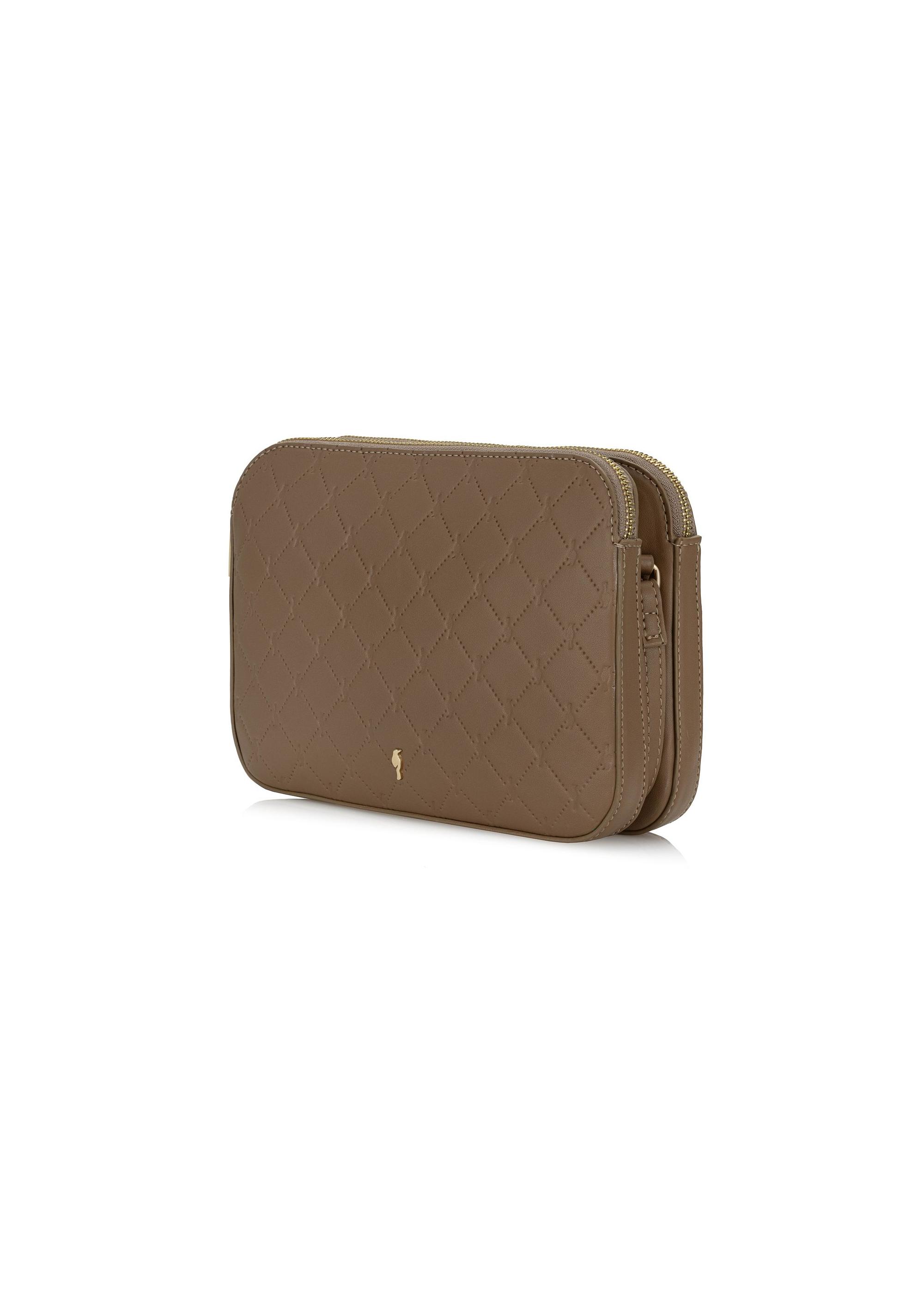 Brown quilted women's bag TOREC-0205D-81(Z24)-02