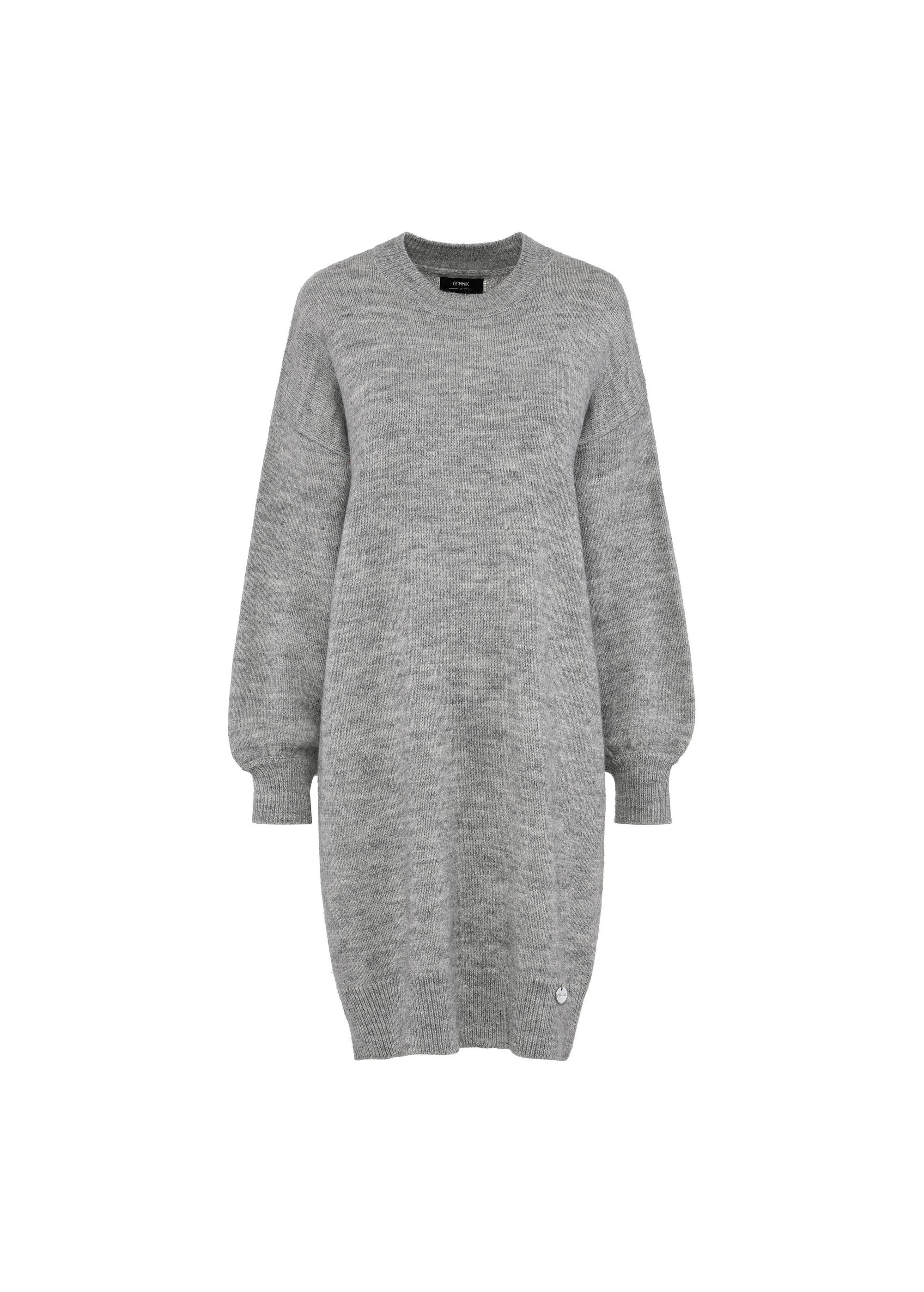 Gray sweater dress SUKDT-0204-91(Z24)-03