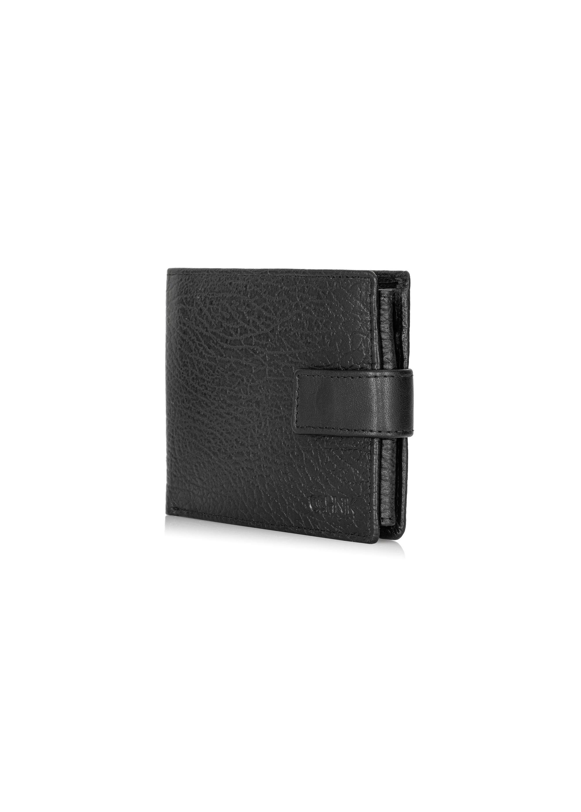 Men's leather clasp wallet PORMS-0536-99(W24)-02