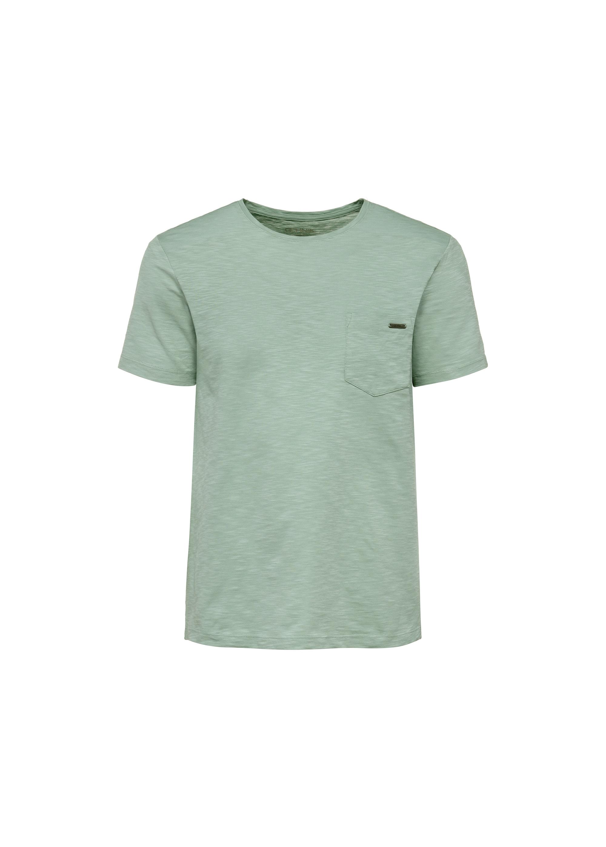 Green cotton men's t-shirt TSHMT-0121-52(W25)-04