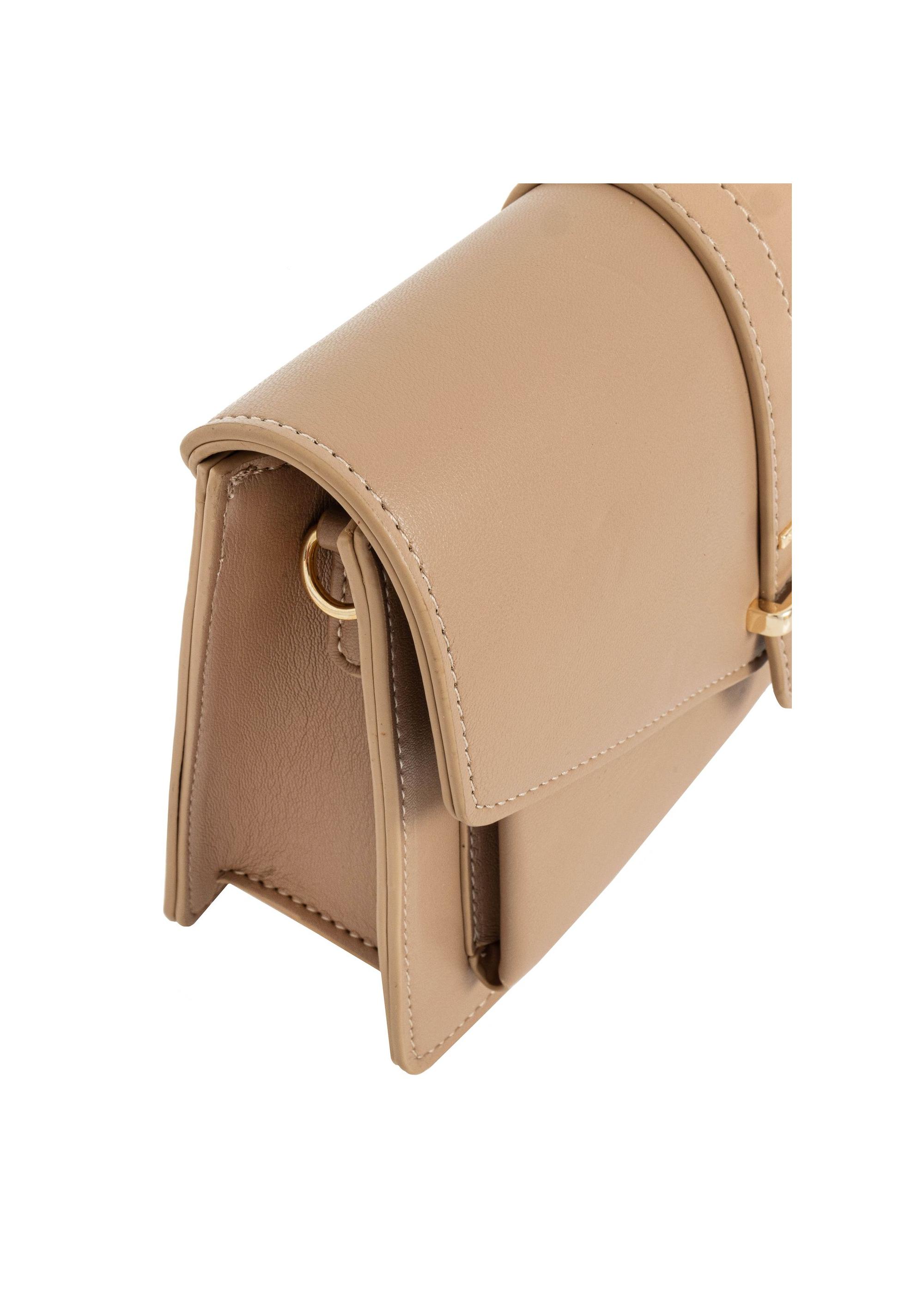 Small messenger bag in nude color TOREC-1004-82(W25)-06