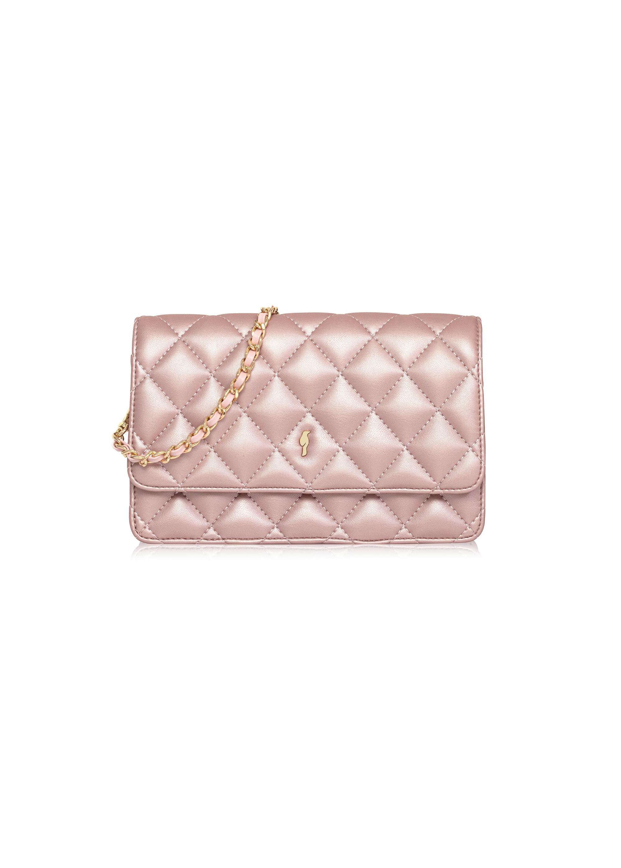 Pink small quilted women's handbag TOREC-1033-31(W25)