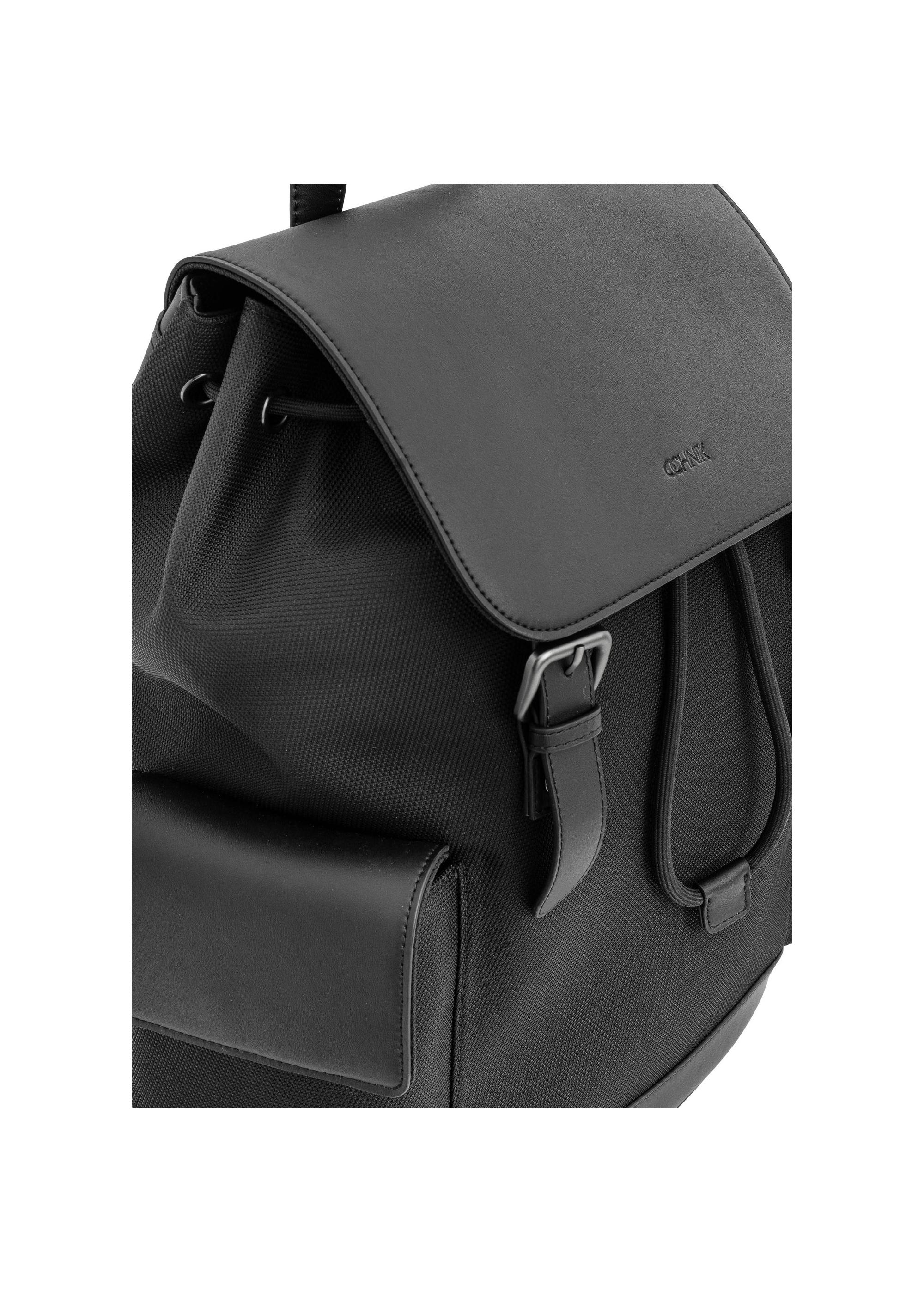 Black large men's backpack TORMN-0356-99(W25)-08