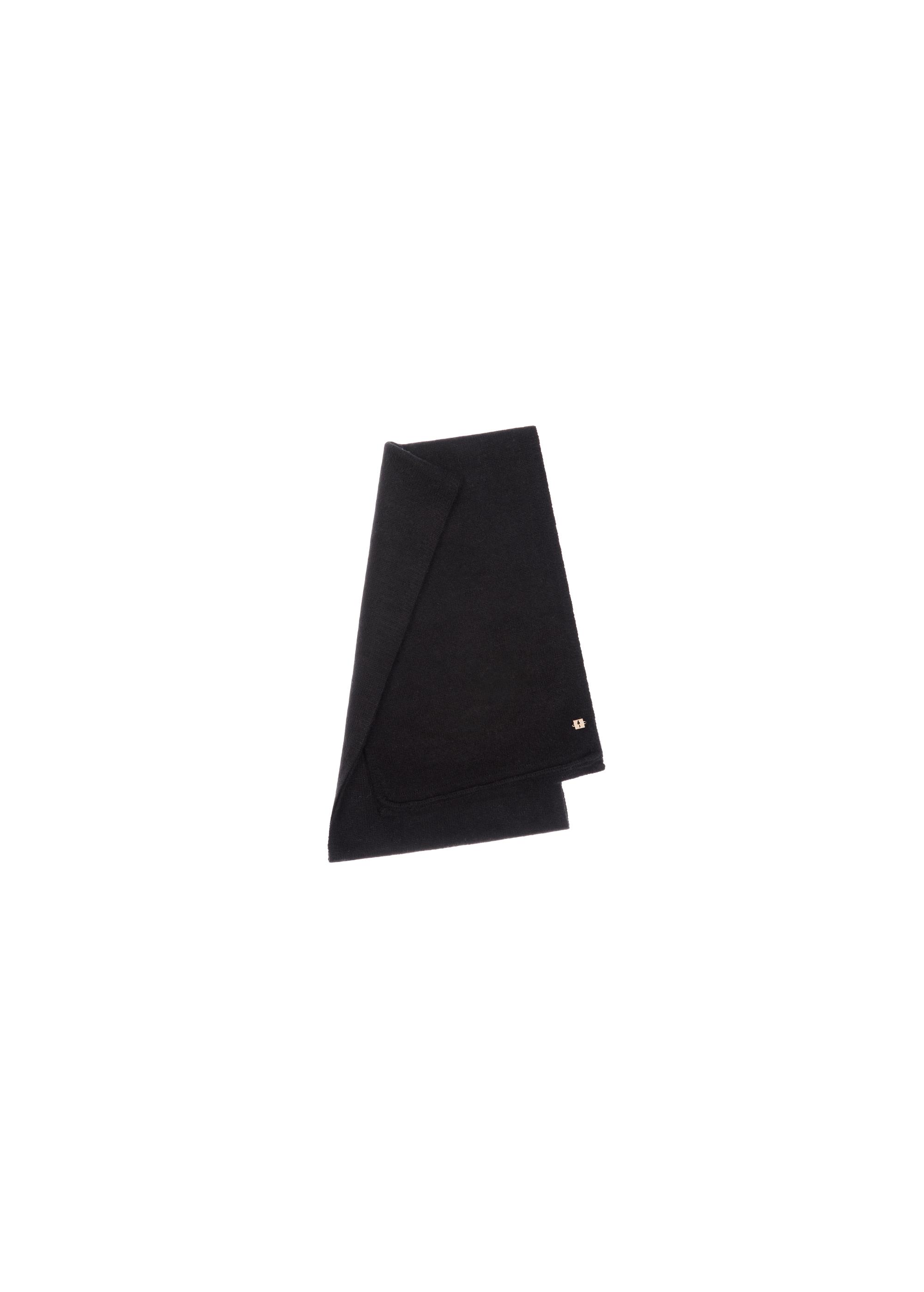 Cashmere black scarf for women SZADT-0093-99(Z24)-02