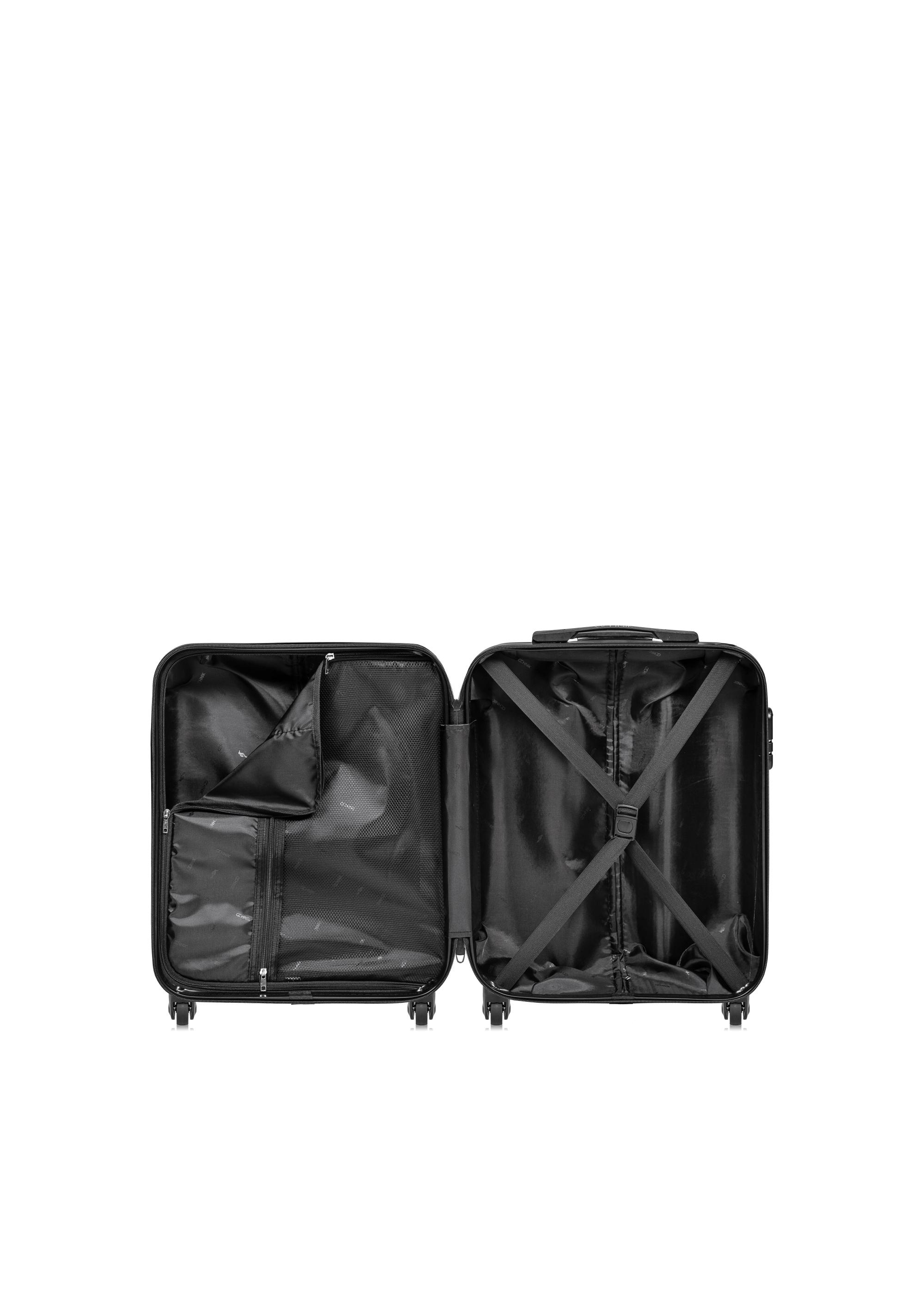 Small suitcase on wheels WALAB-0067-69-19(W24)-04