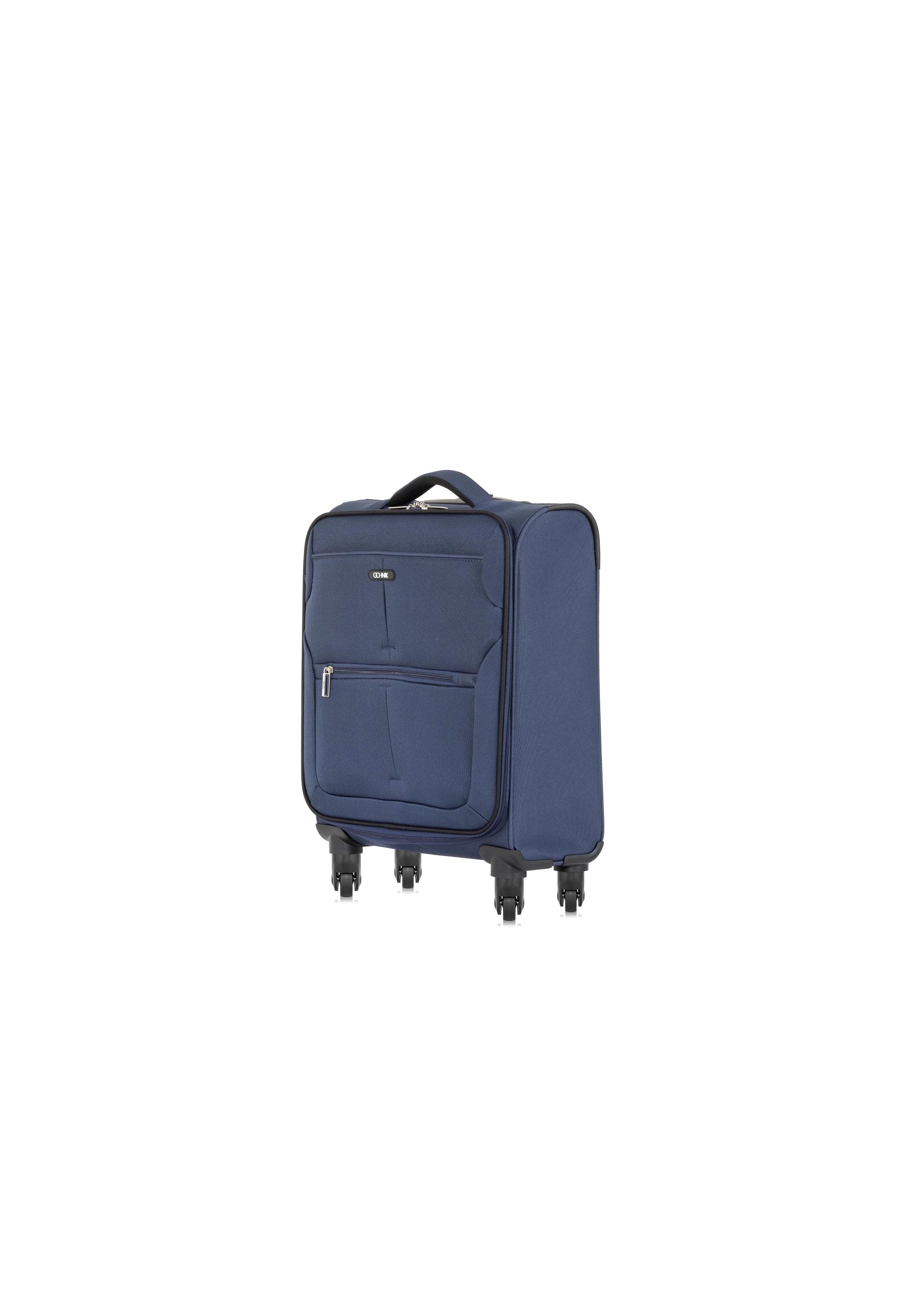 Small suitcase on wheels WALNY-0030-69-19(W24)-07