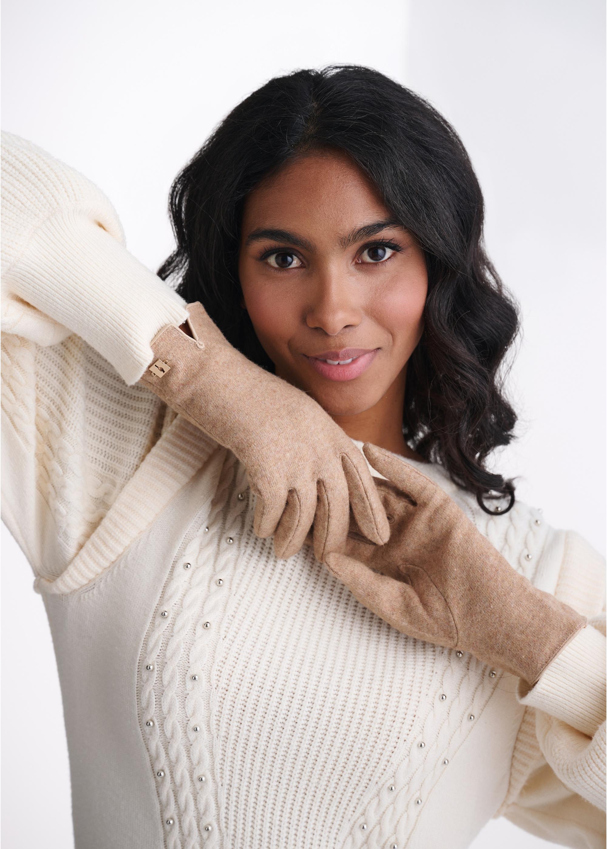 Women's wool gloves REKDT-0027-24(Z24)