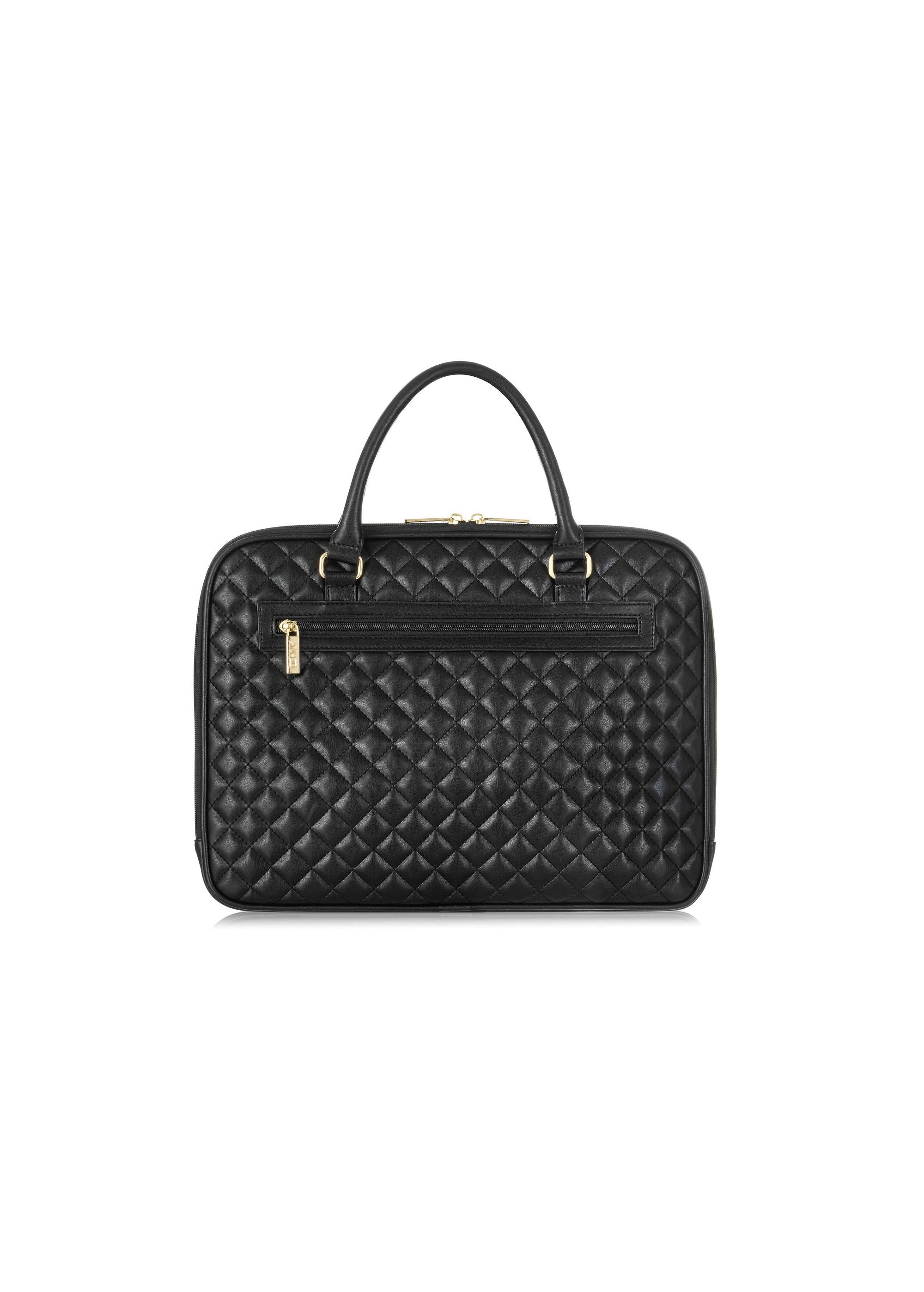 Black Quilted Women's Laptop Bag TOREC-0994-99(Z24)-04