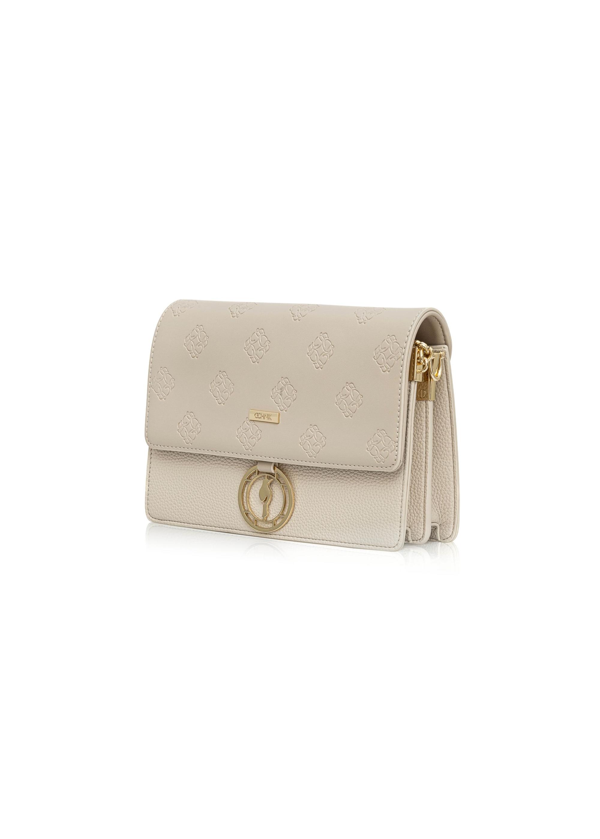 Cream monogram bag TOREC-0536A-12(Z24)-02