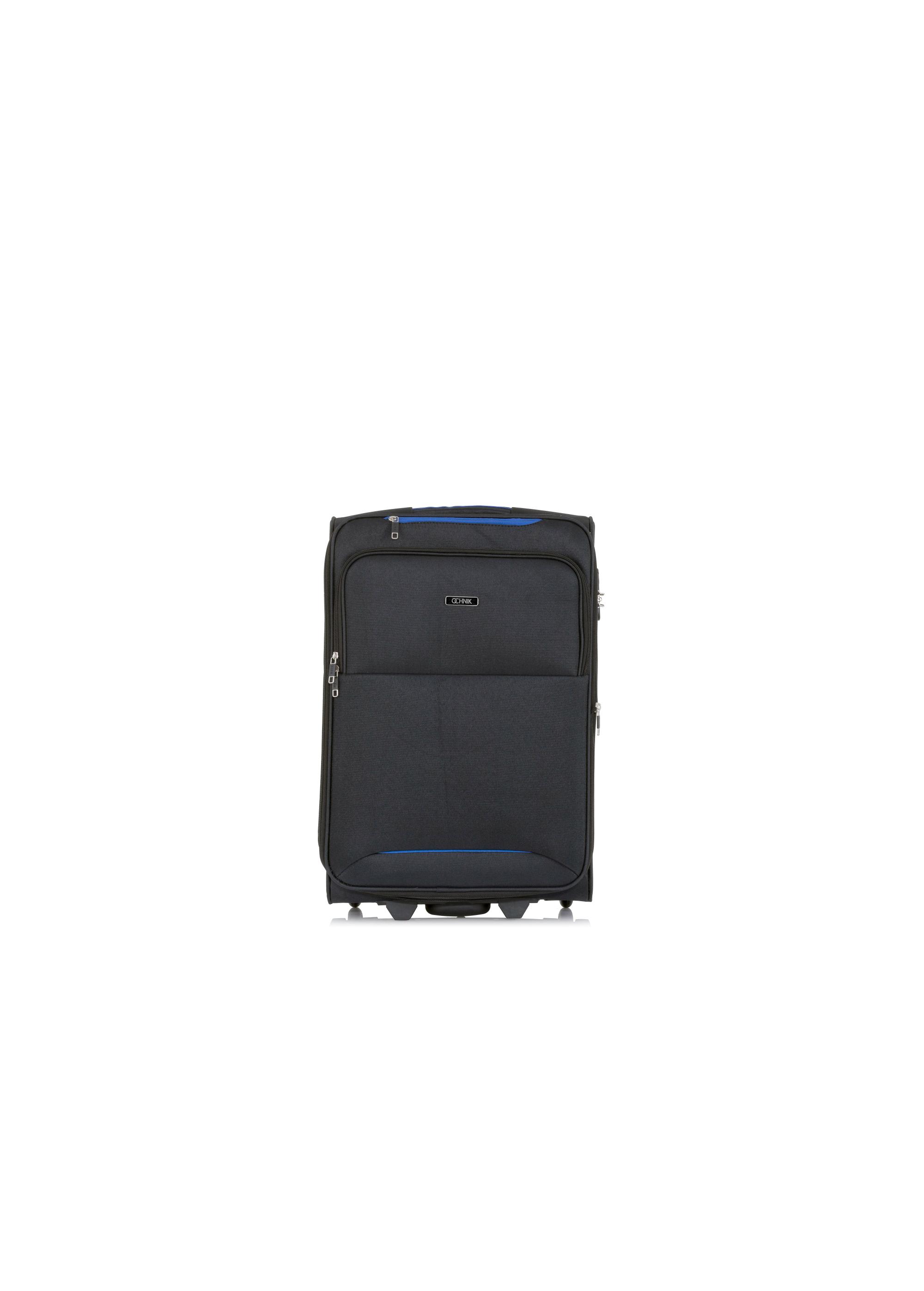 Medium suitcase on wheels WALNY-0033-99-24(W23)-01