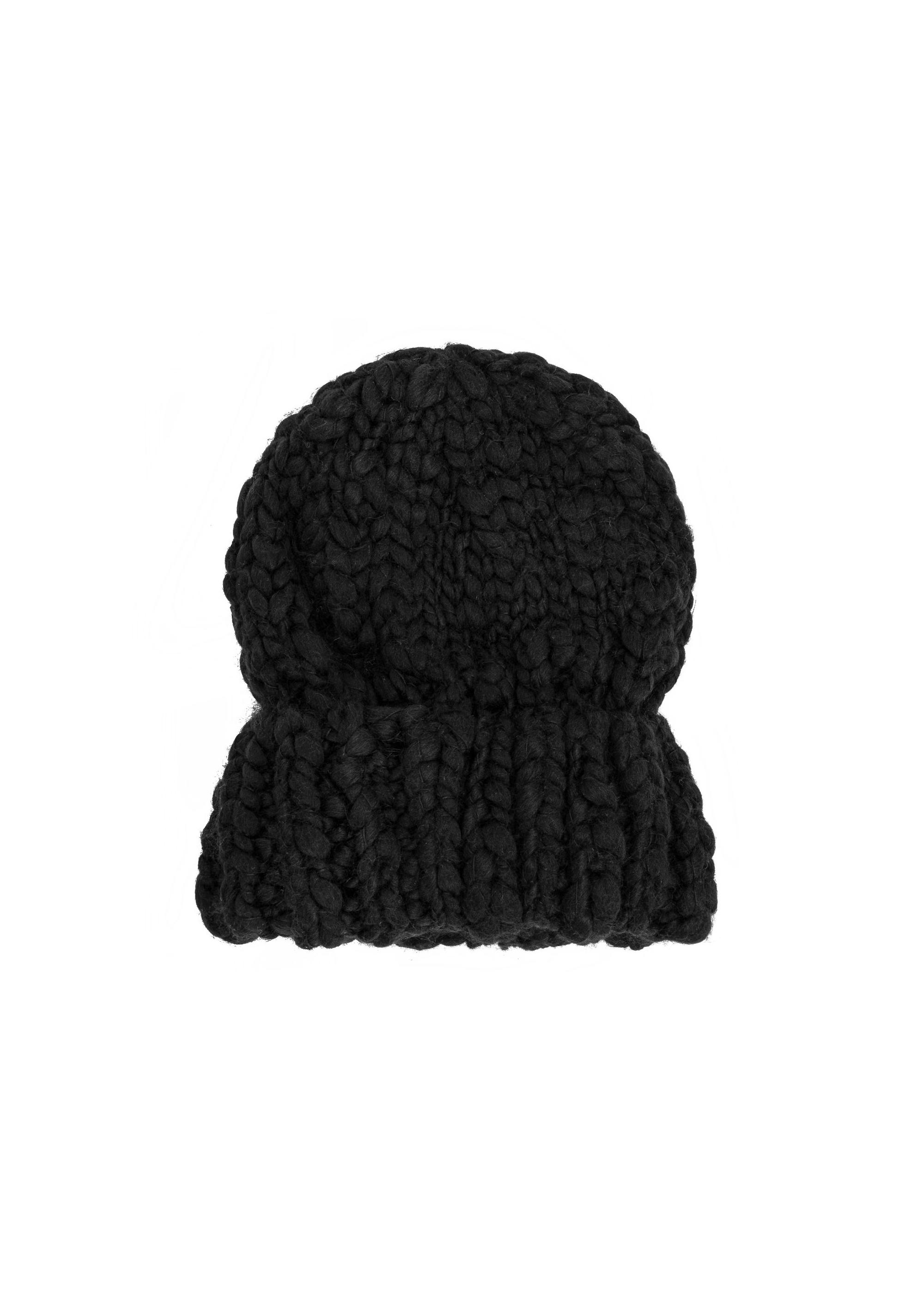 Black women's winter hat CZADT-0182-99(Z24)