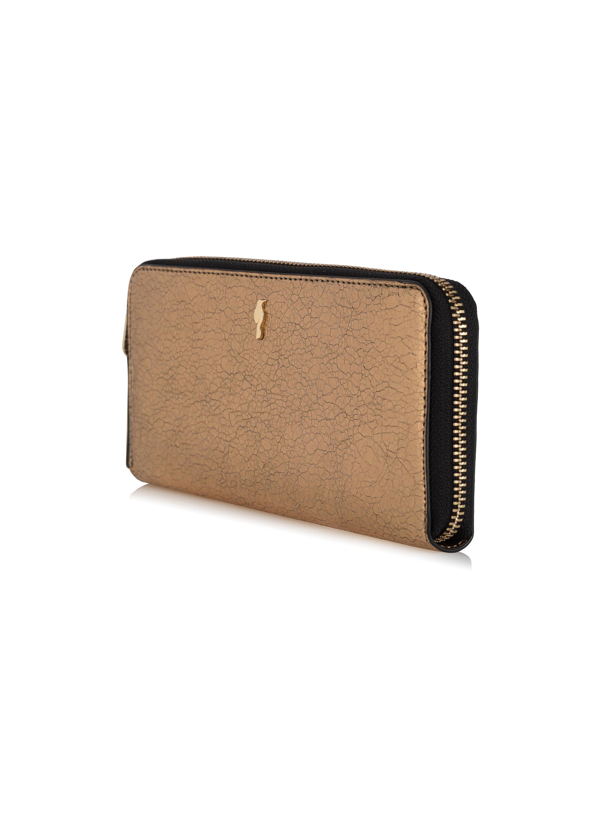 Large gold women's wallet PORES-0875-28(Z23)-02