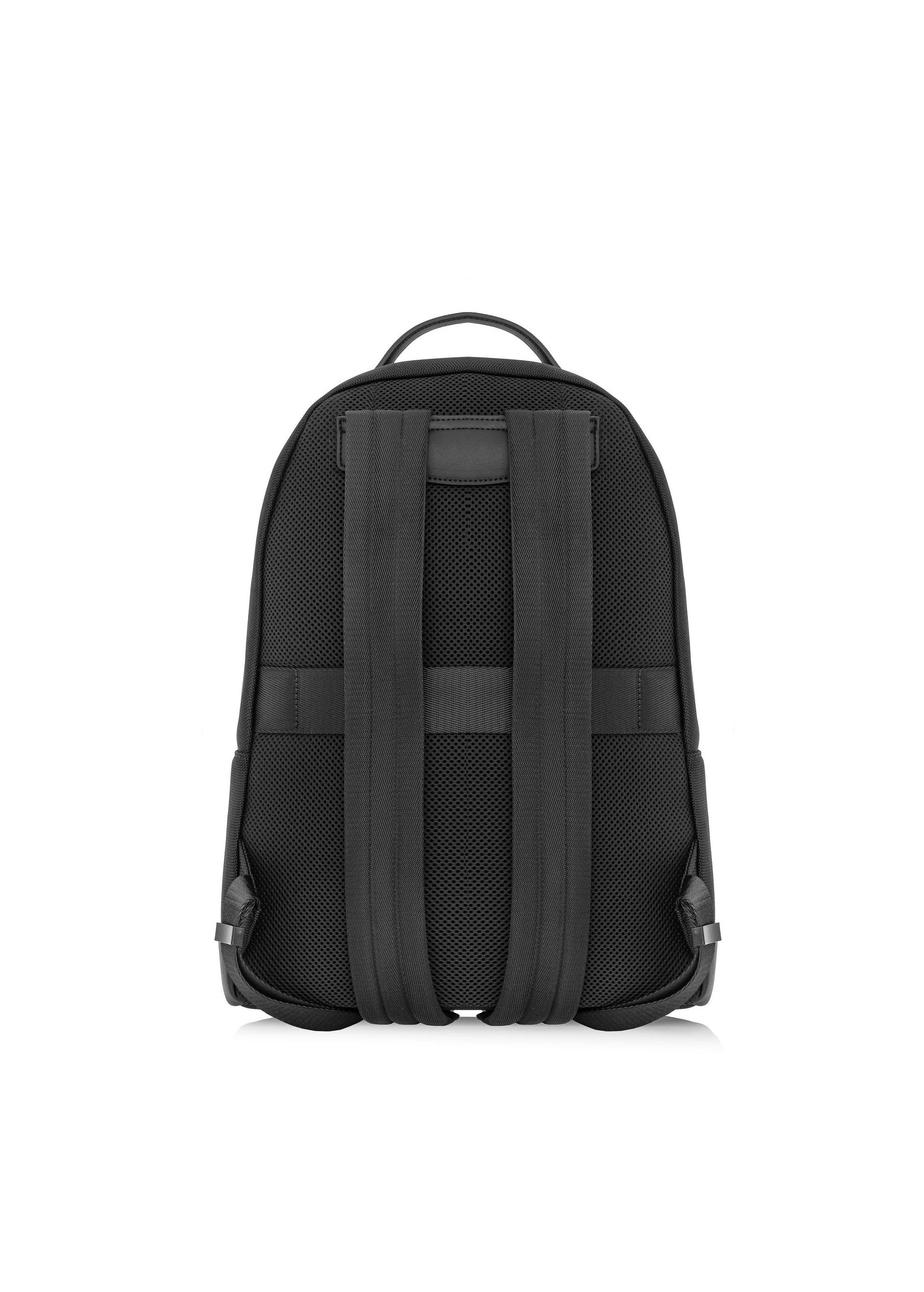 Black large men's backpack TORMN-0361-99(W25)-03