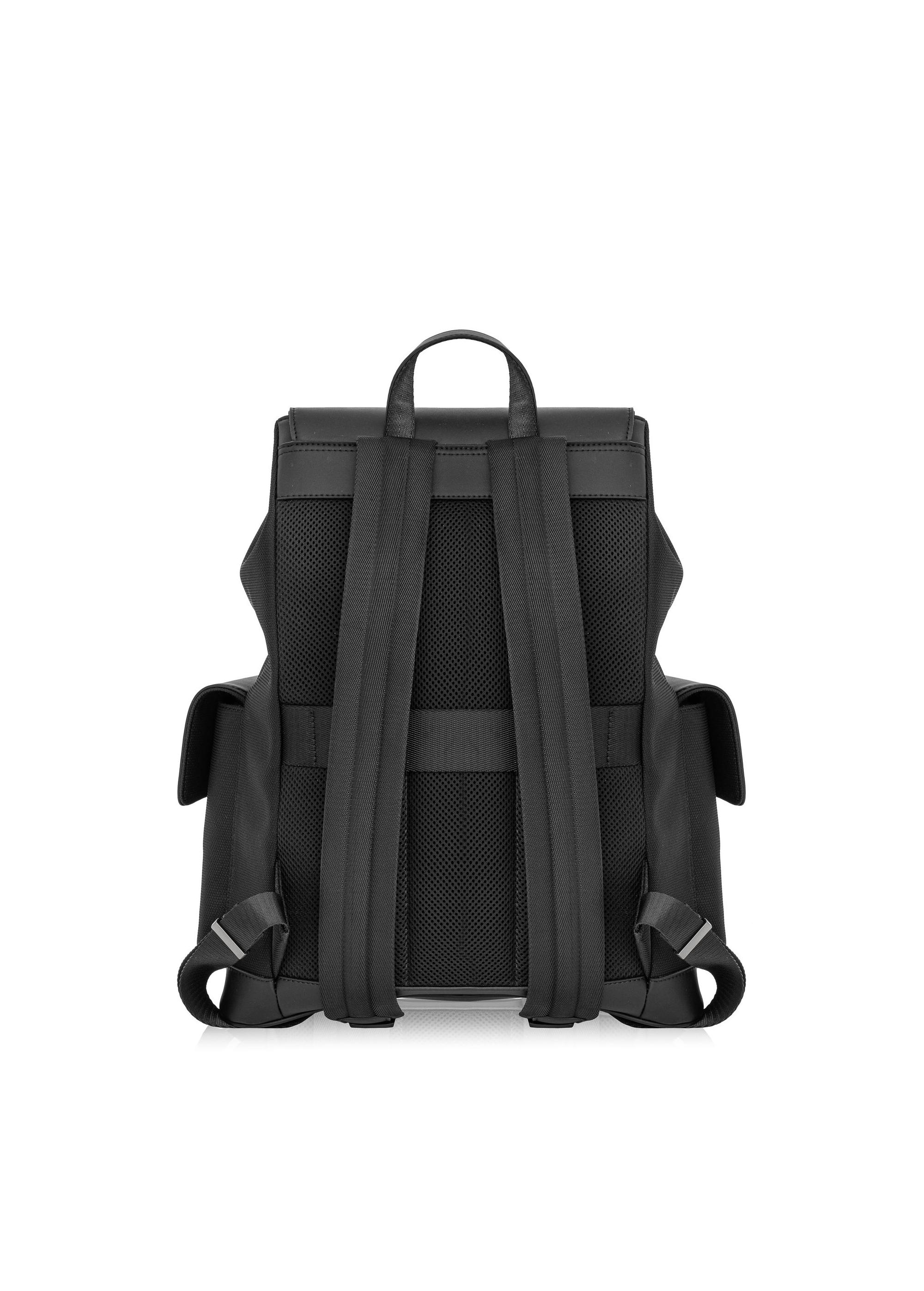 Black large men's backpack TORMN-0356-99(W25)-04