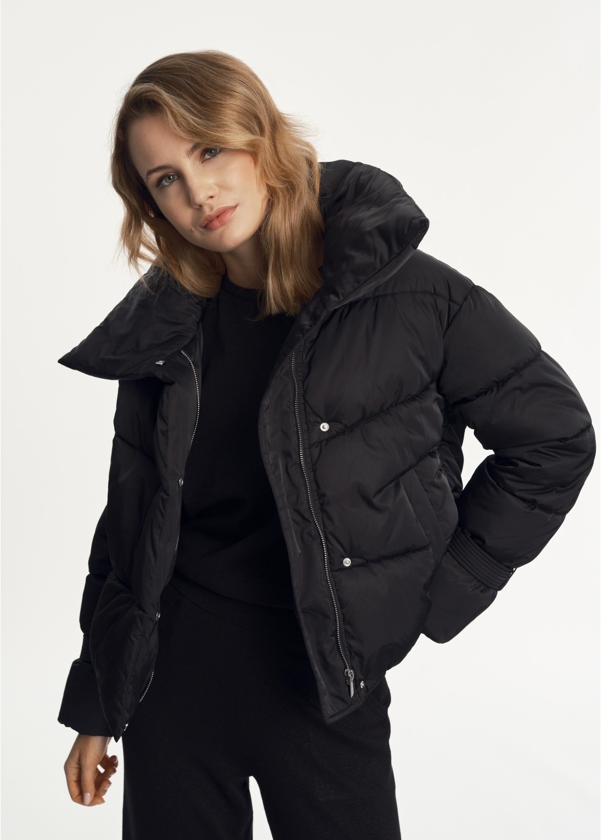 Women's short quilted jacket KURDT-0459-99(Z23)-03