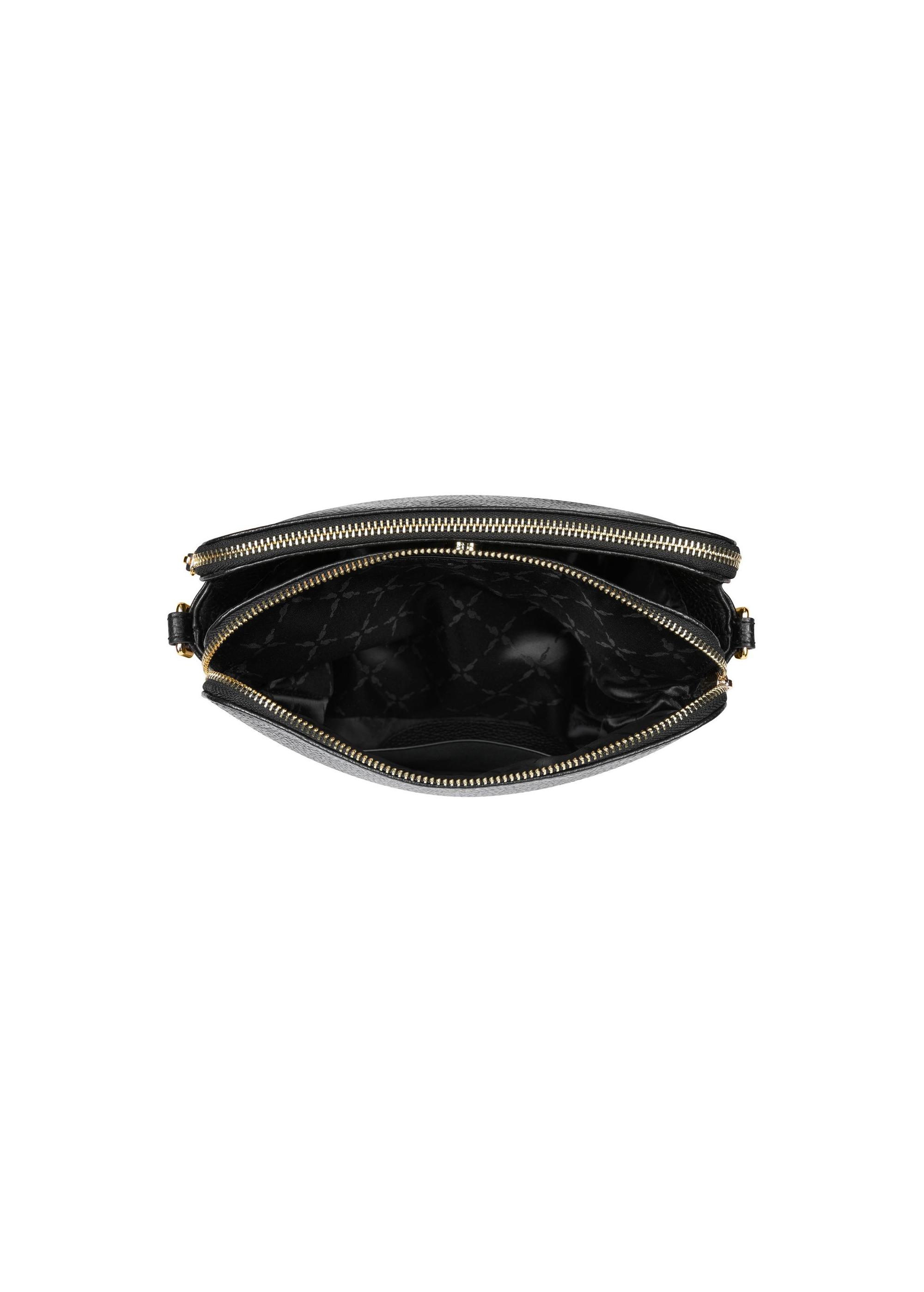 Women's black leather bag TORES-1056-99(Z24-06