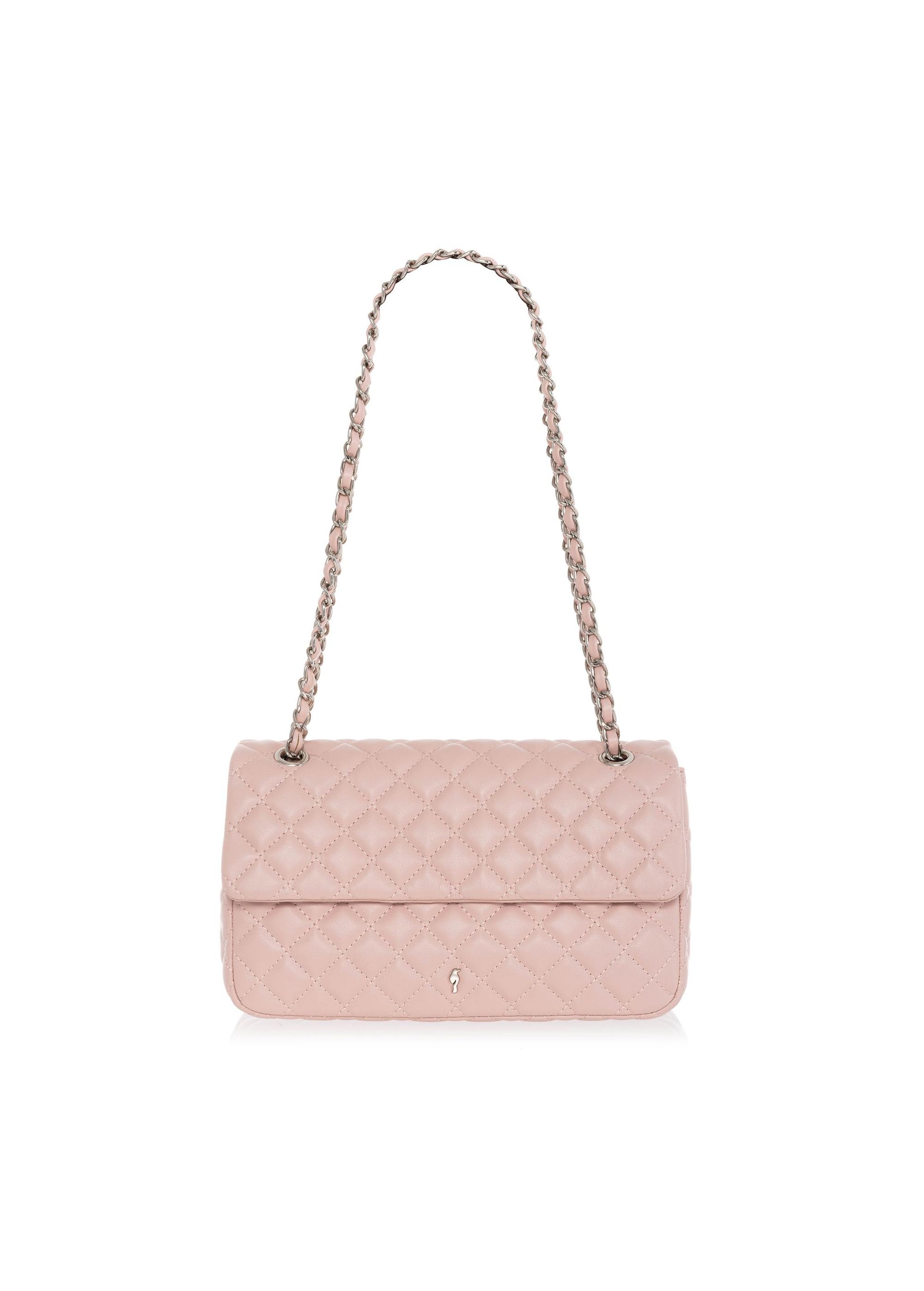 Pink quilted chain bag TOREC-0443D-34(W25)-01