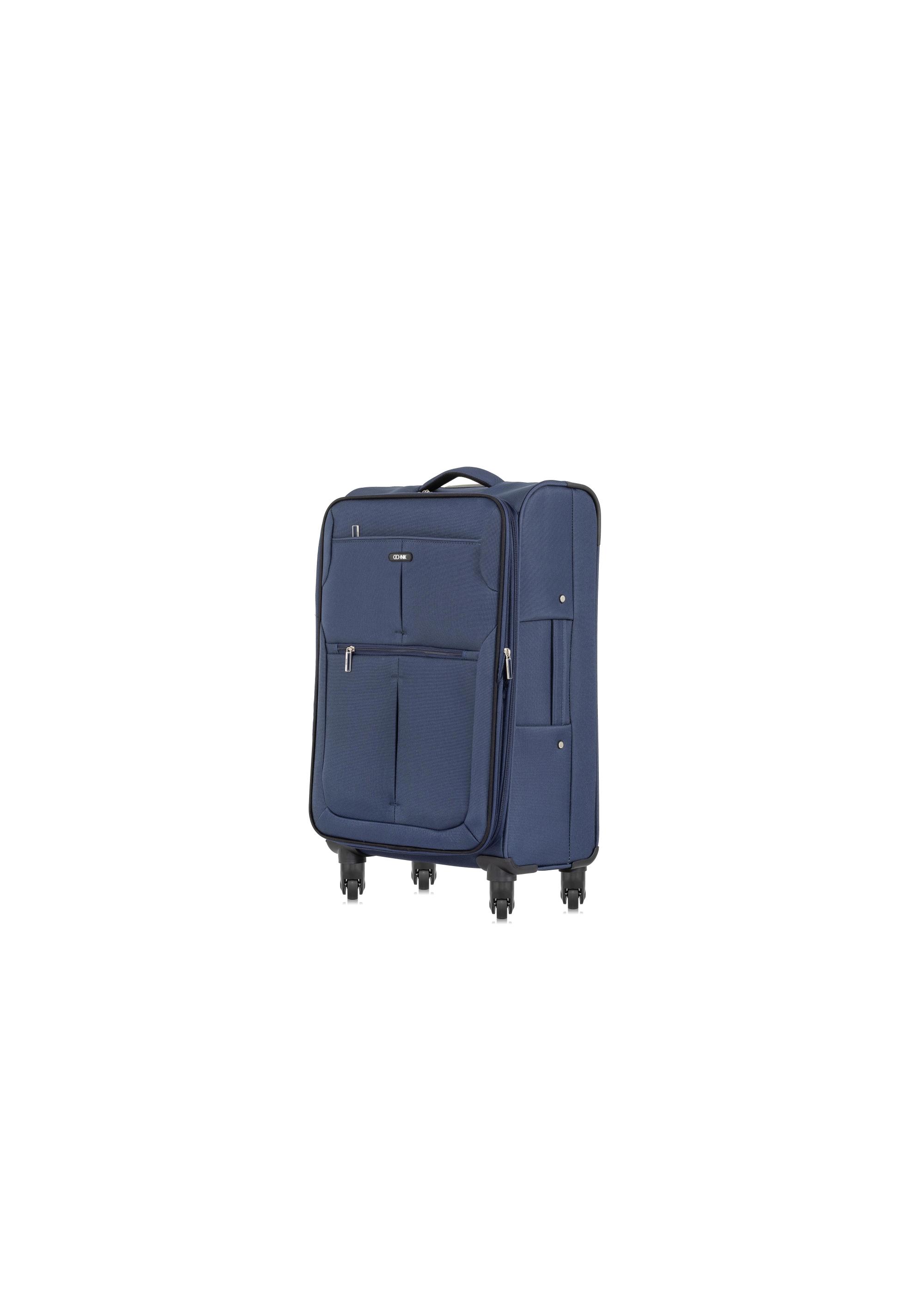 Medium suitcase on wheels WALNY-0030-69-24(W24)-09