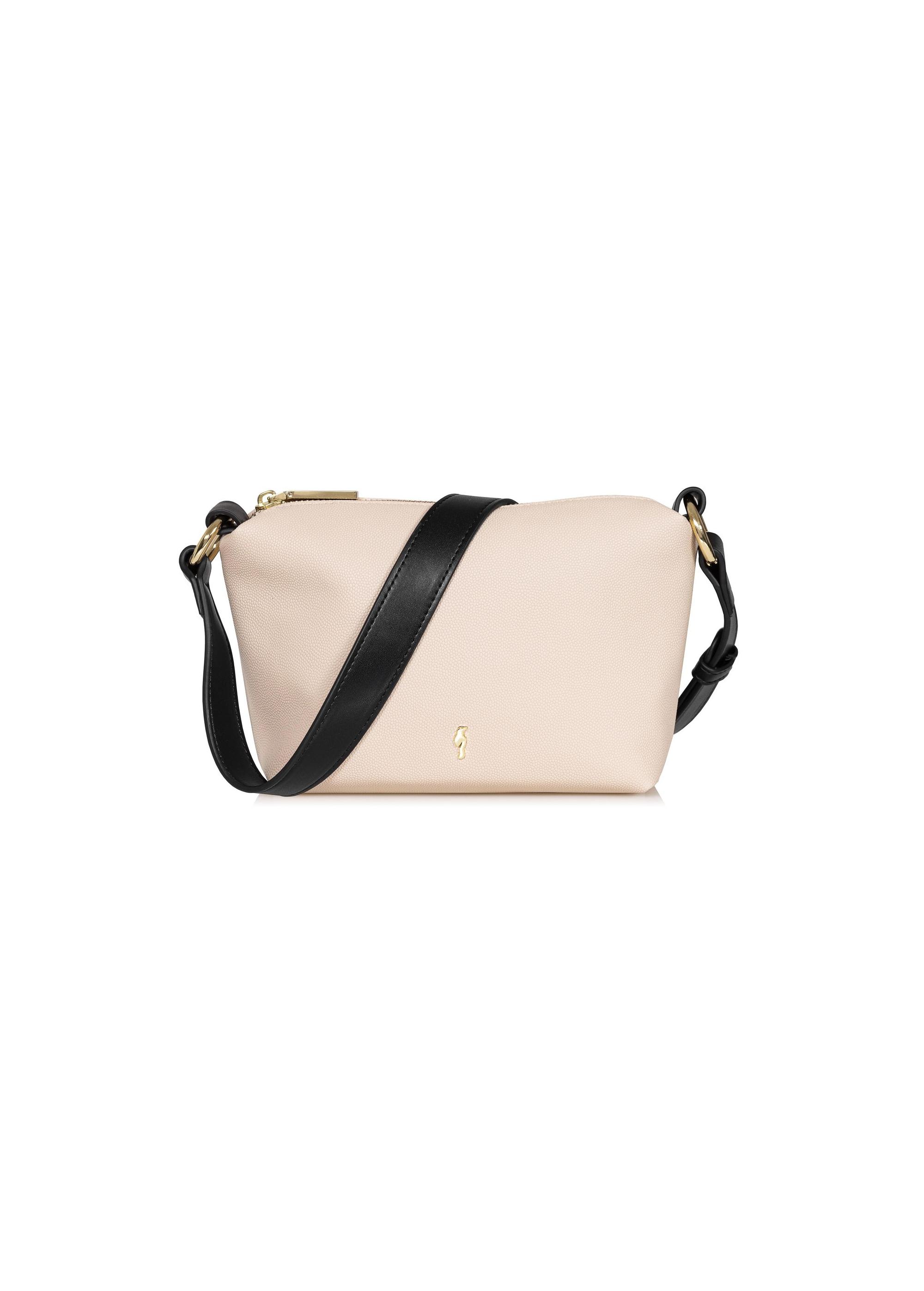 Small cream unpadded women's handbag TOREC-0882-12(W24)-01