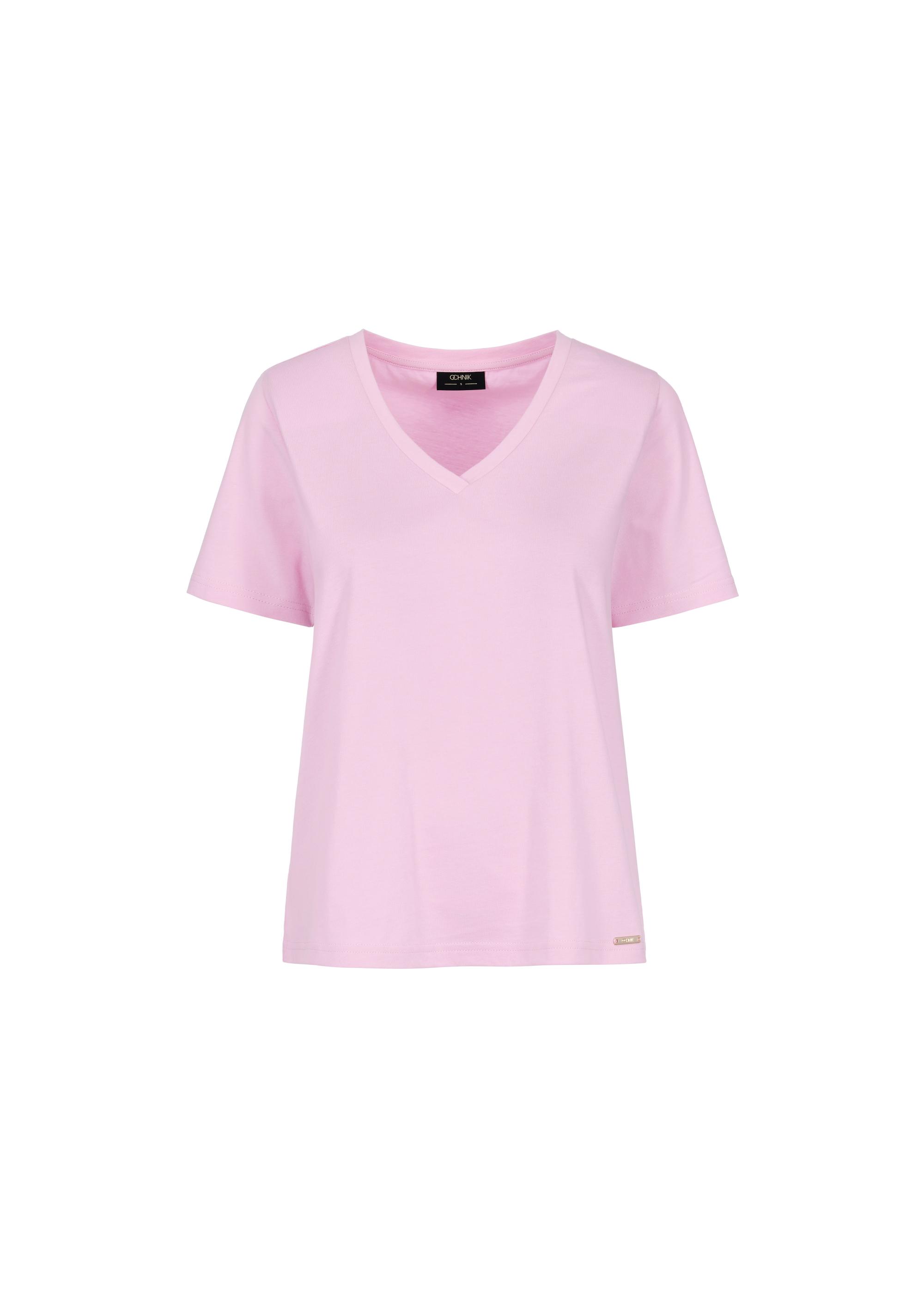 Pink Women's Basic T-shirt TSHDT-0120-34(W24)-04