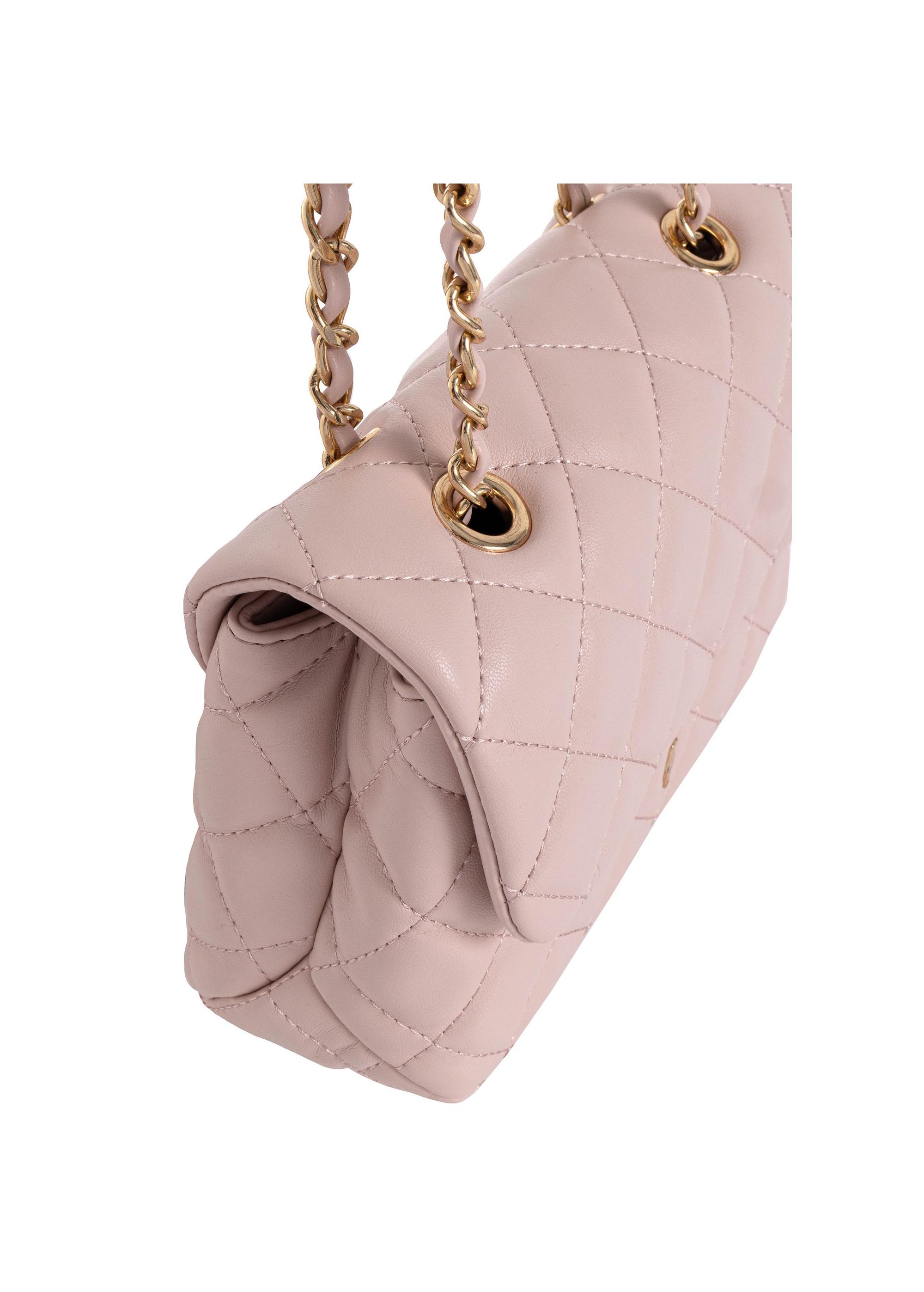 Pink quilted women's handbag TOREC-0932B-34(W25)-06