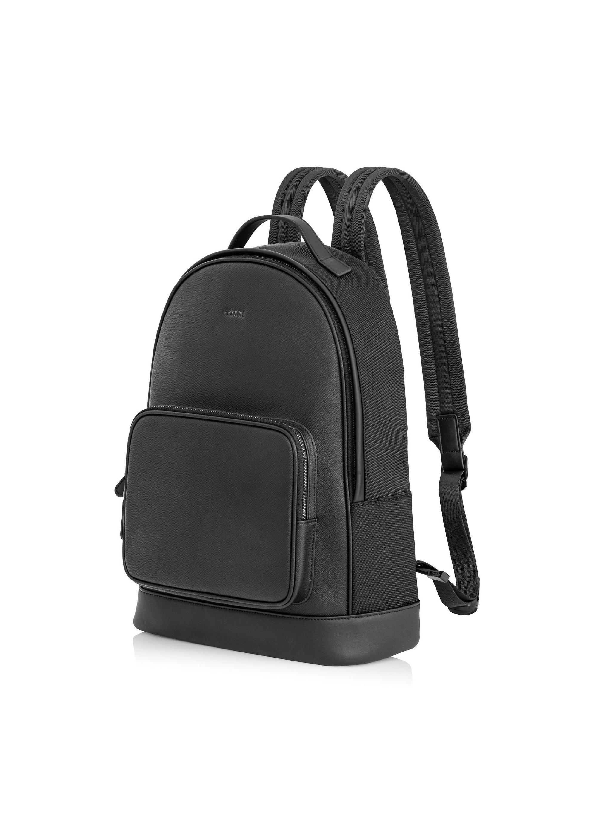 Black large men's backpack TORMN-0361-99(W25)-02