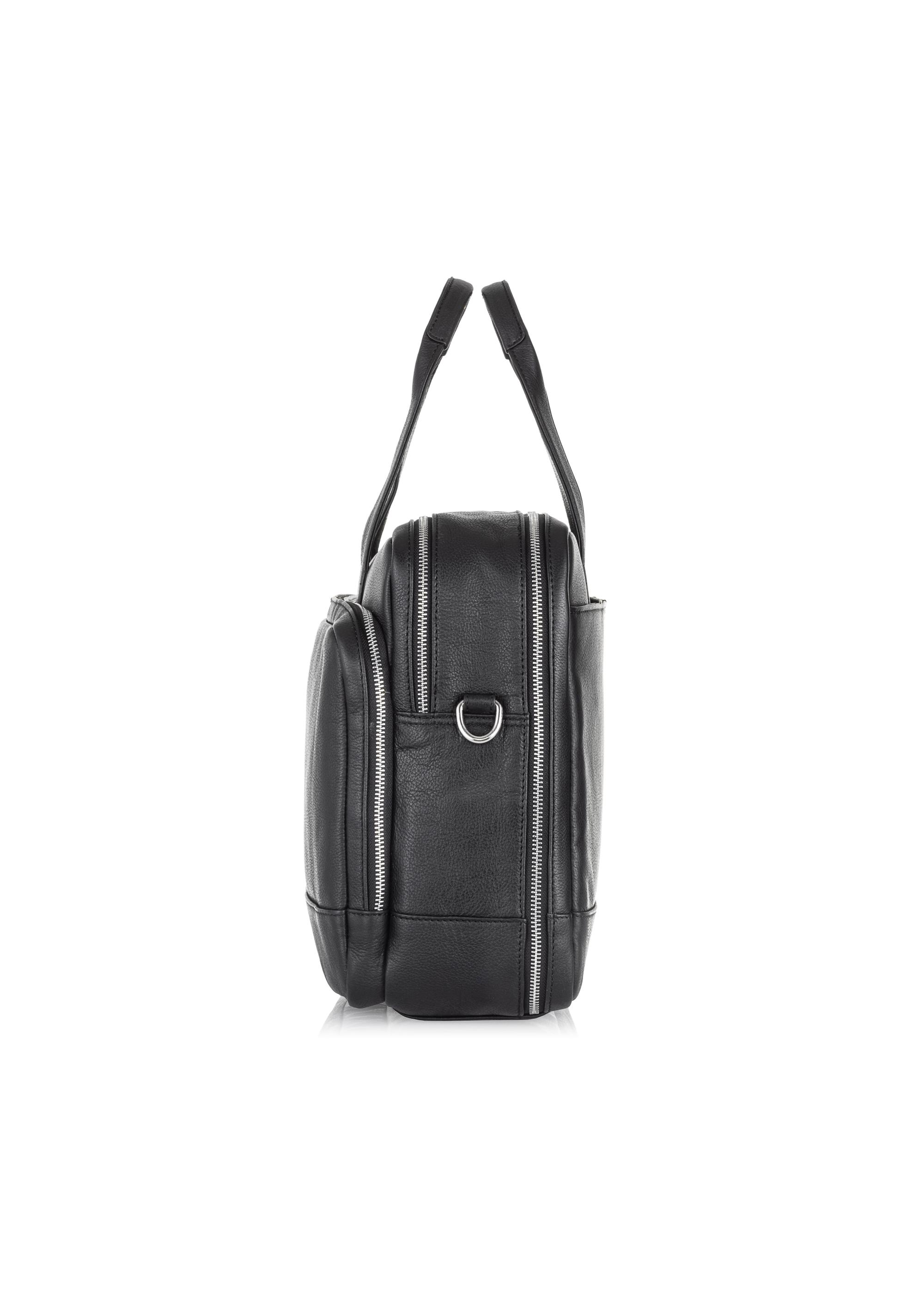 Capacious men's leather bag TORMS-0020A-99(W24)-03