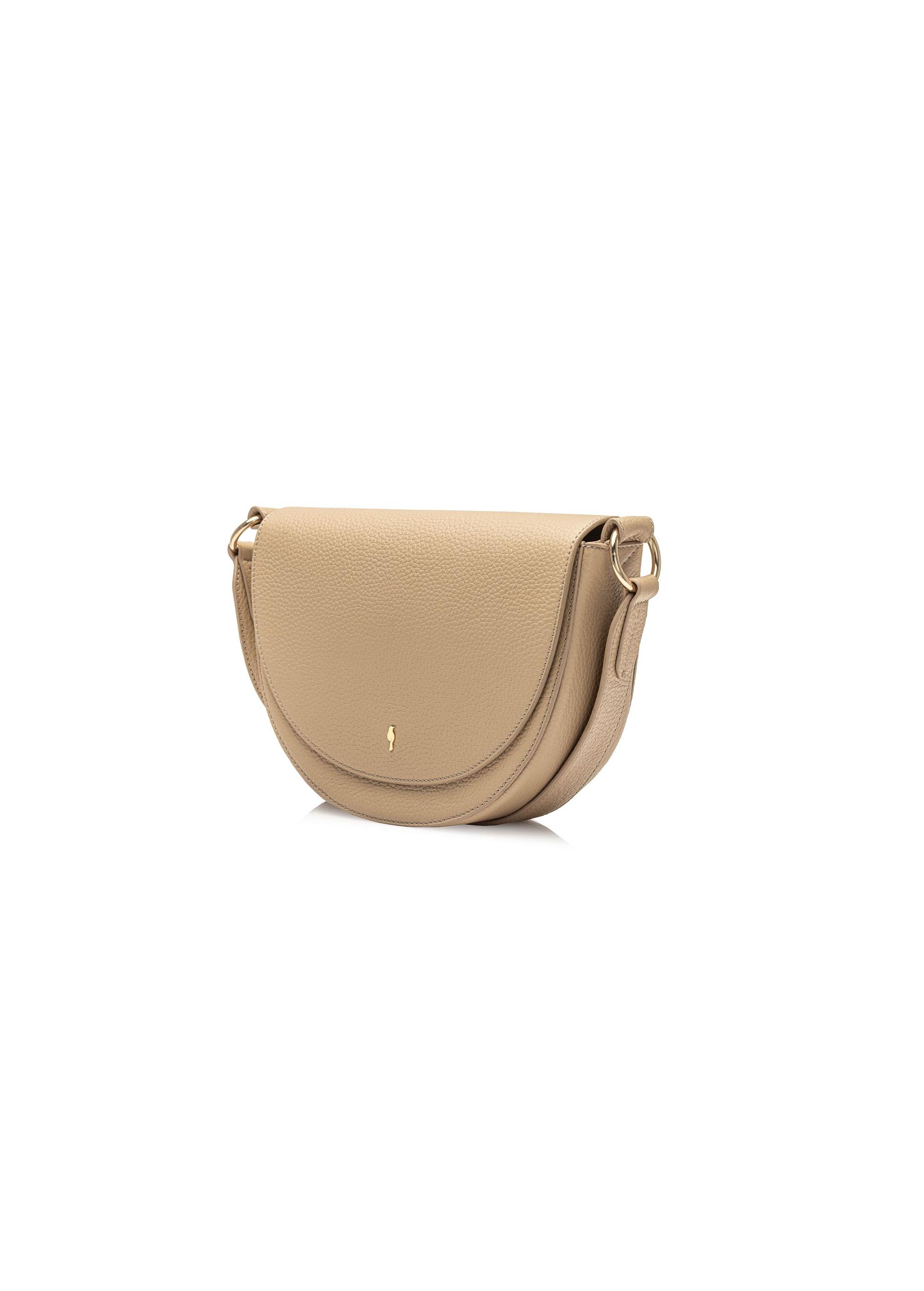 Light beige leather women's handbag TORES-0895C-80(W25)-02