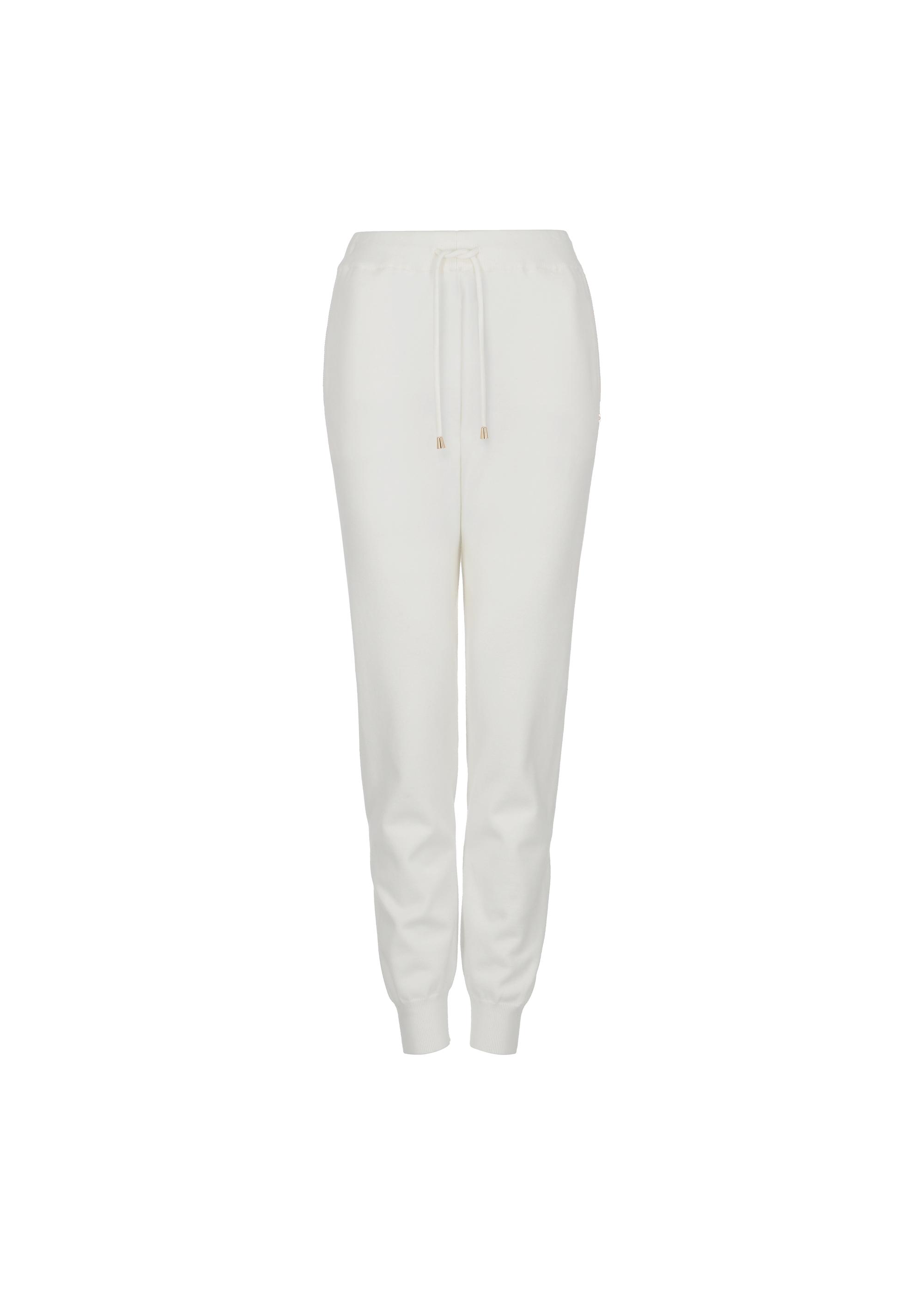 Cream women's sweatpants SPODT-0082-12(Z24)-03