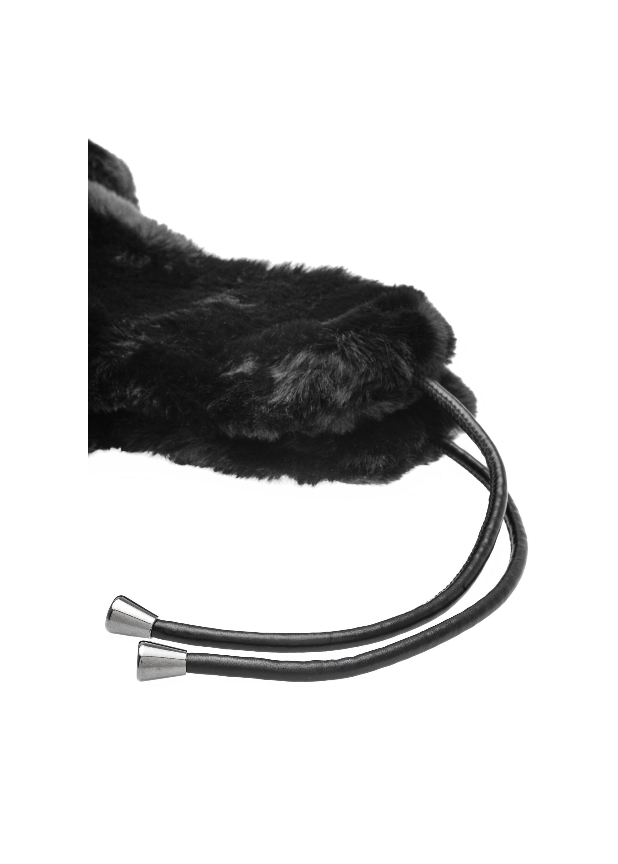 Black women's earflap hat CZADF-0042-99(Z24)-04