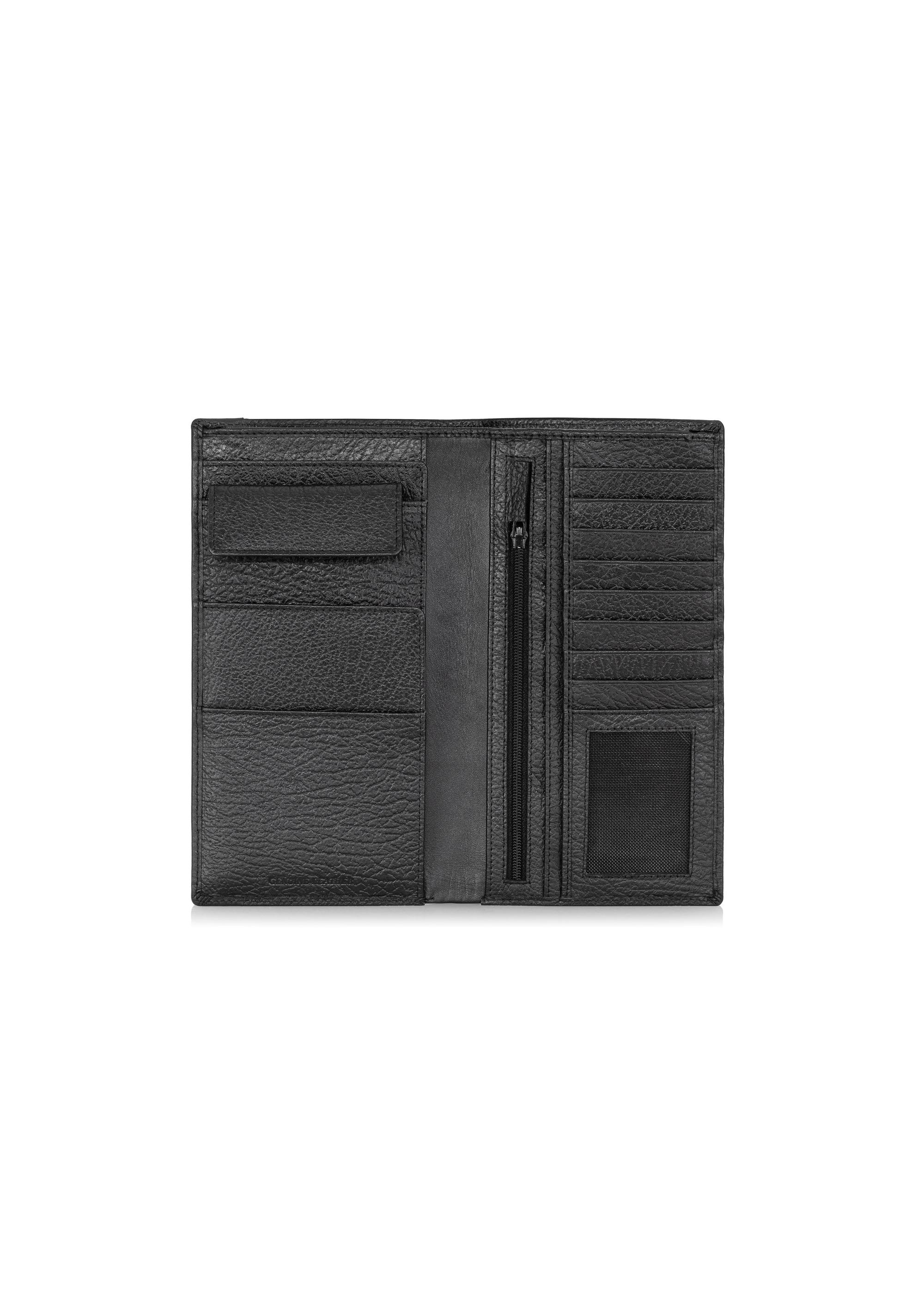 Men's pea leather wallet PORMS-0542-99(W23)-03