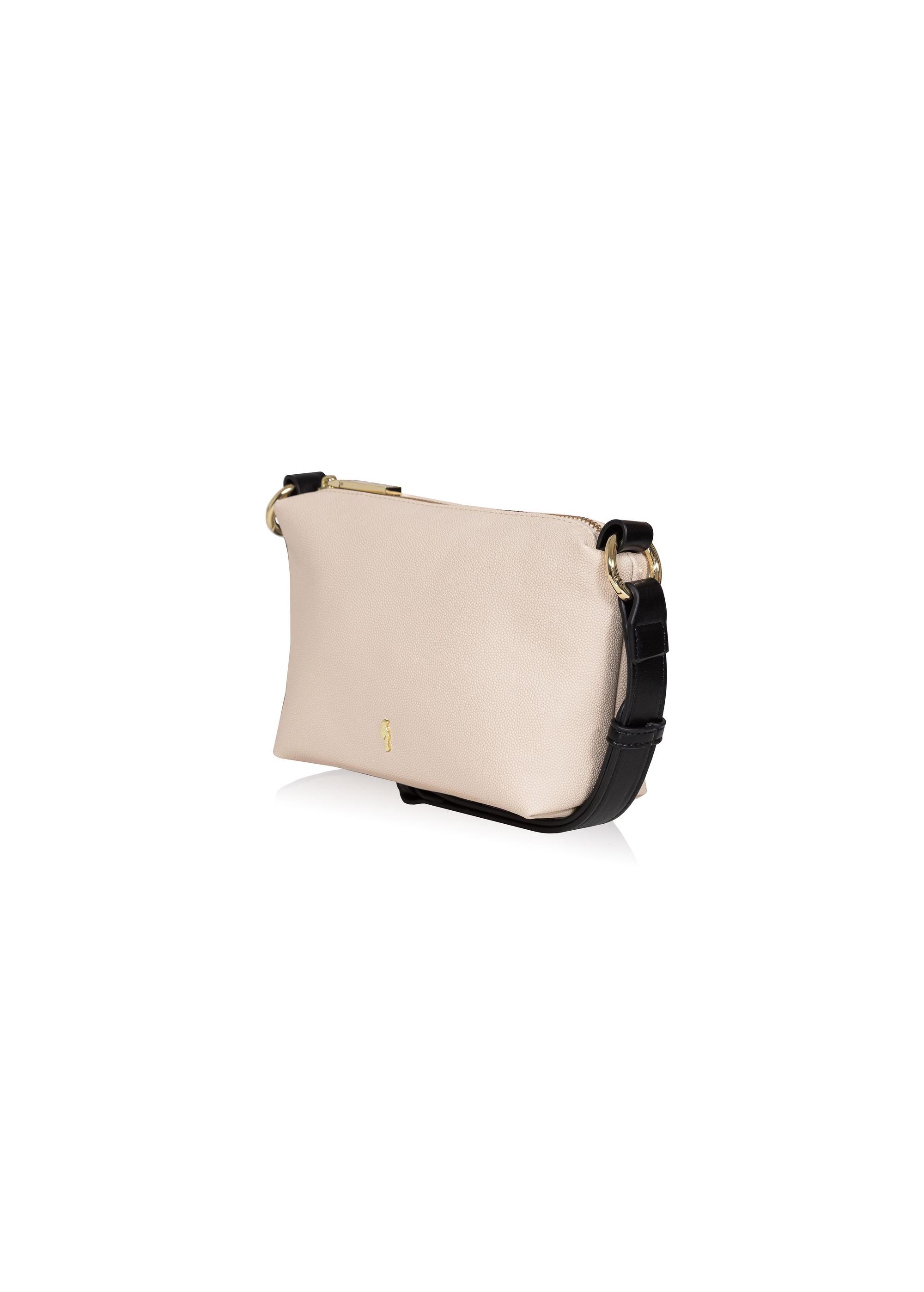 Small cream unpadded women's handbag TOREC-0882-12(W24)-02