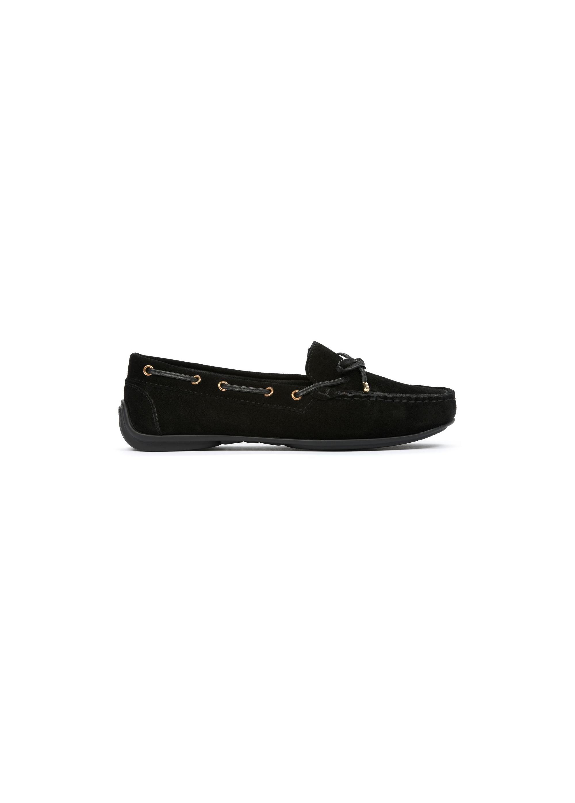 Black women's loafers BUTYD-1053A-99(W25)-01