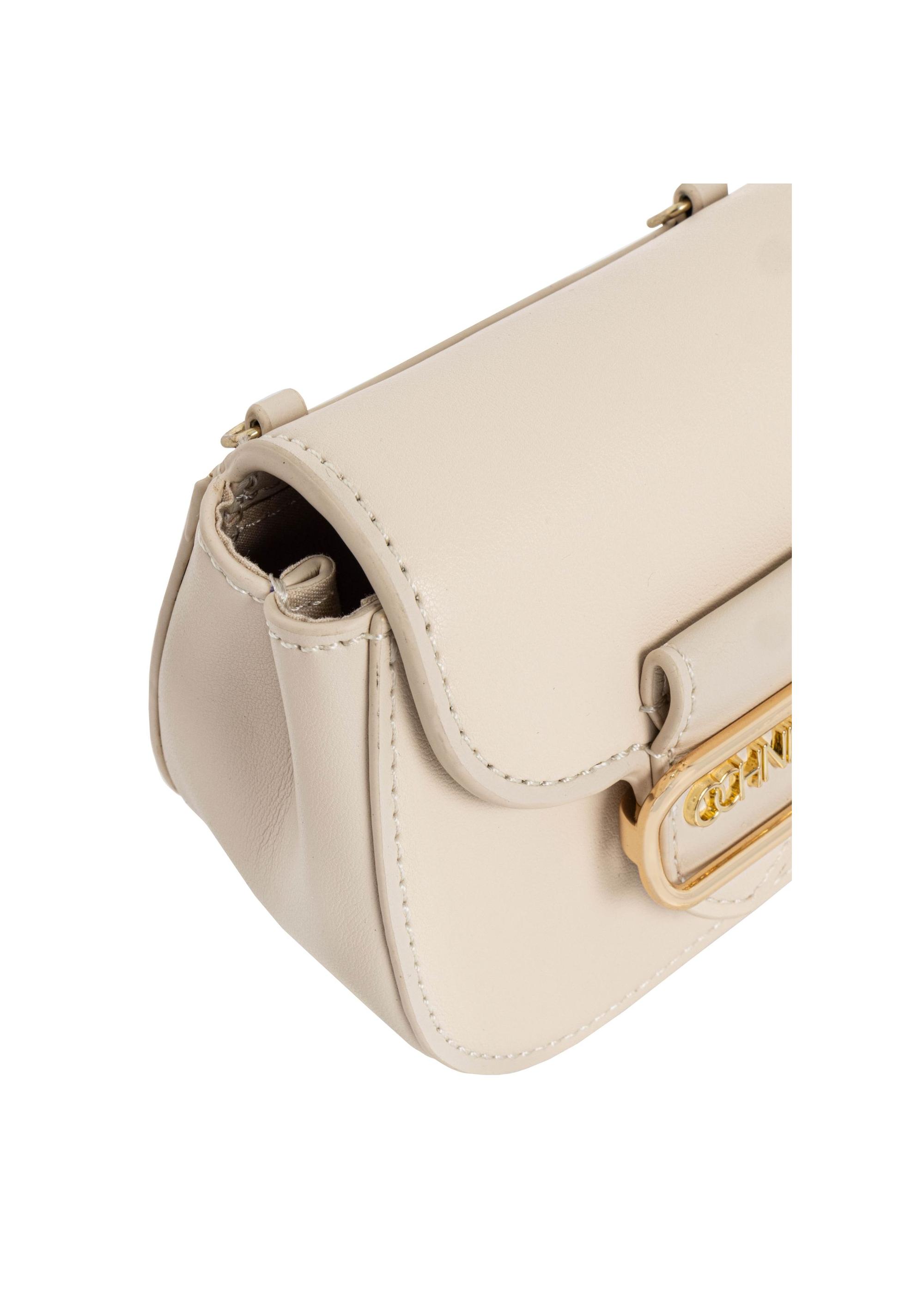 Small cream handbag on a chain TOREC-1013-12(W25)-06