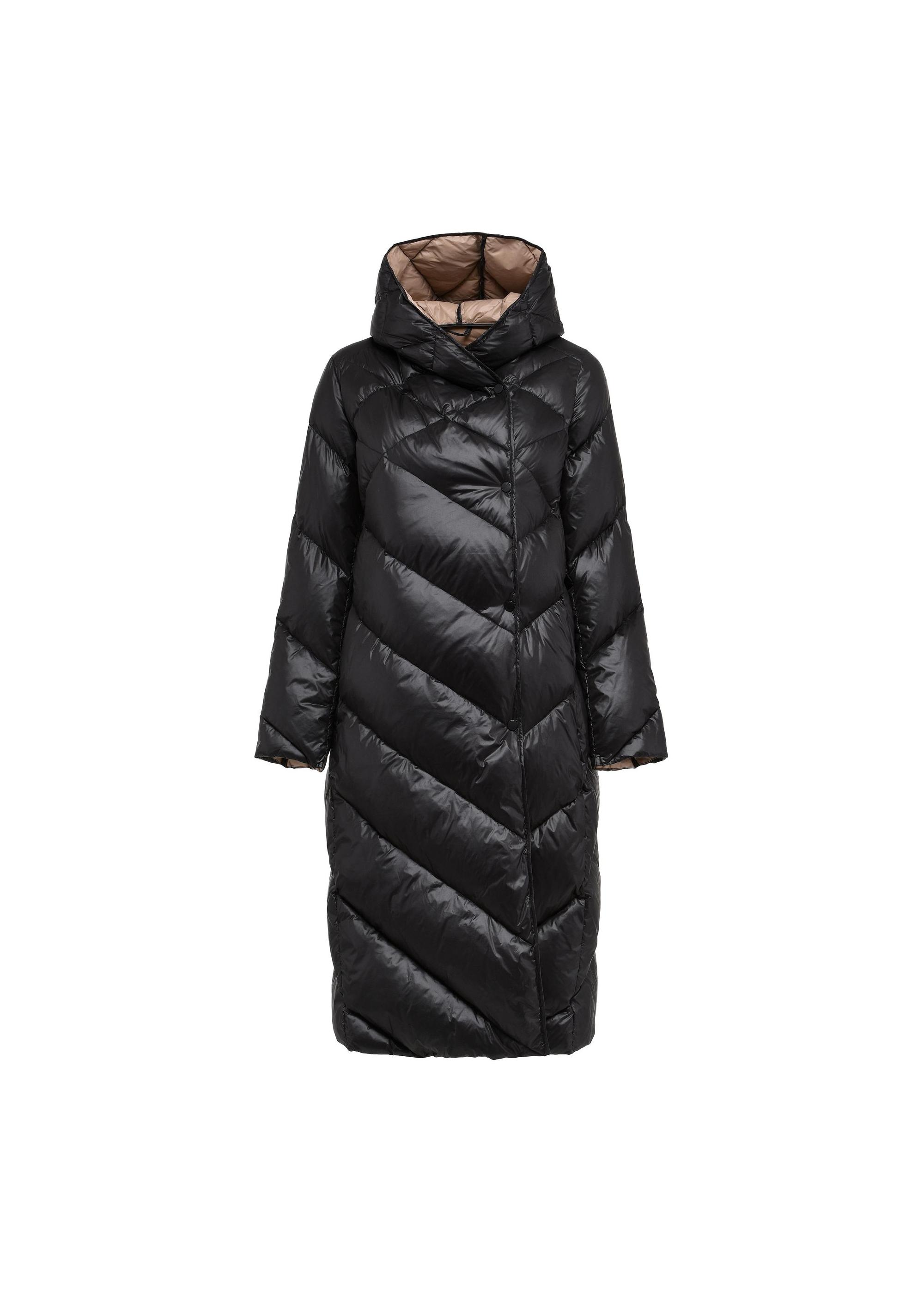 Long quilted women's jacket KURDT-0542-98(Z24)-03