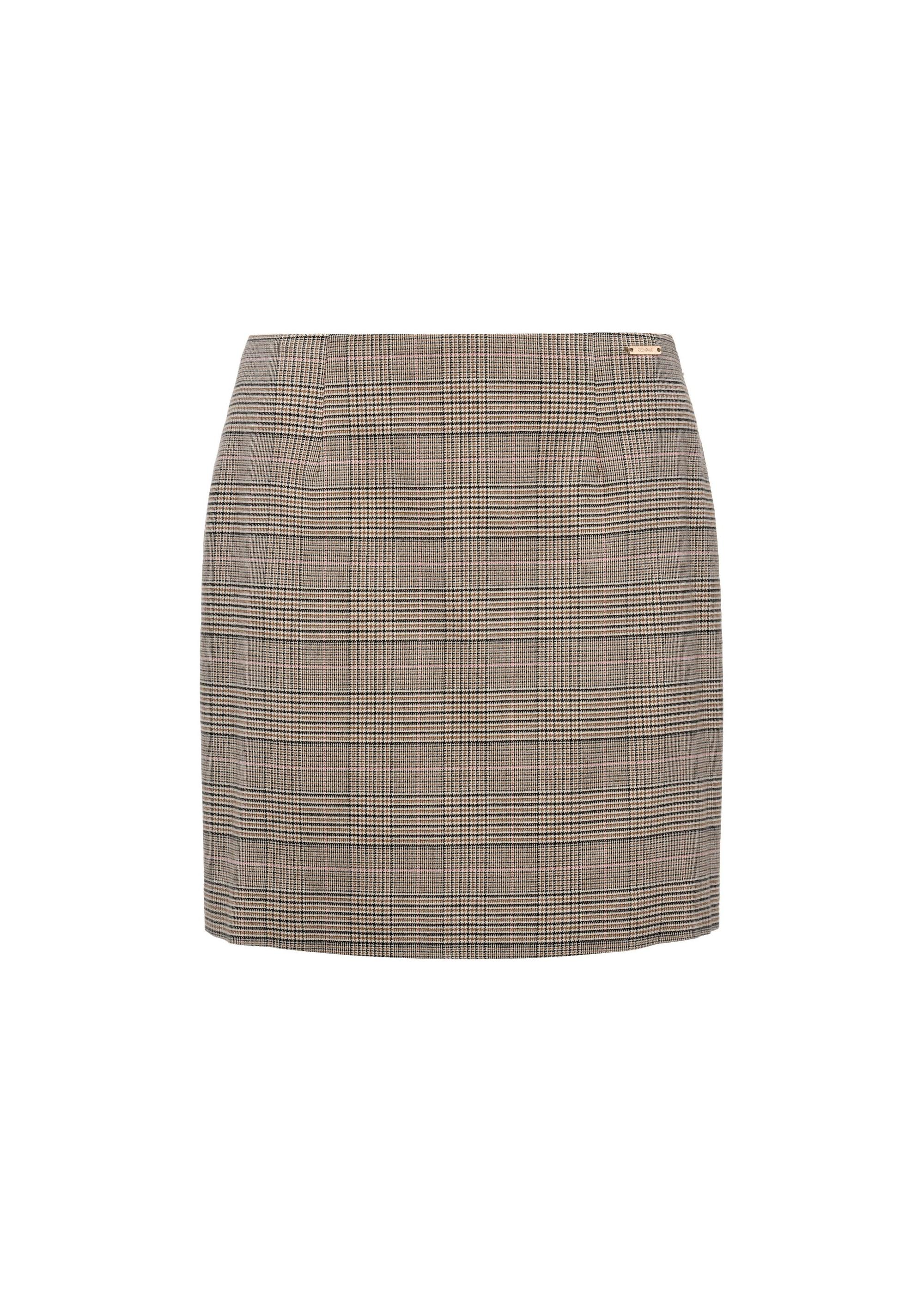 Women's checkered skirt SPCDT-0099-99(Z24)-04