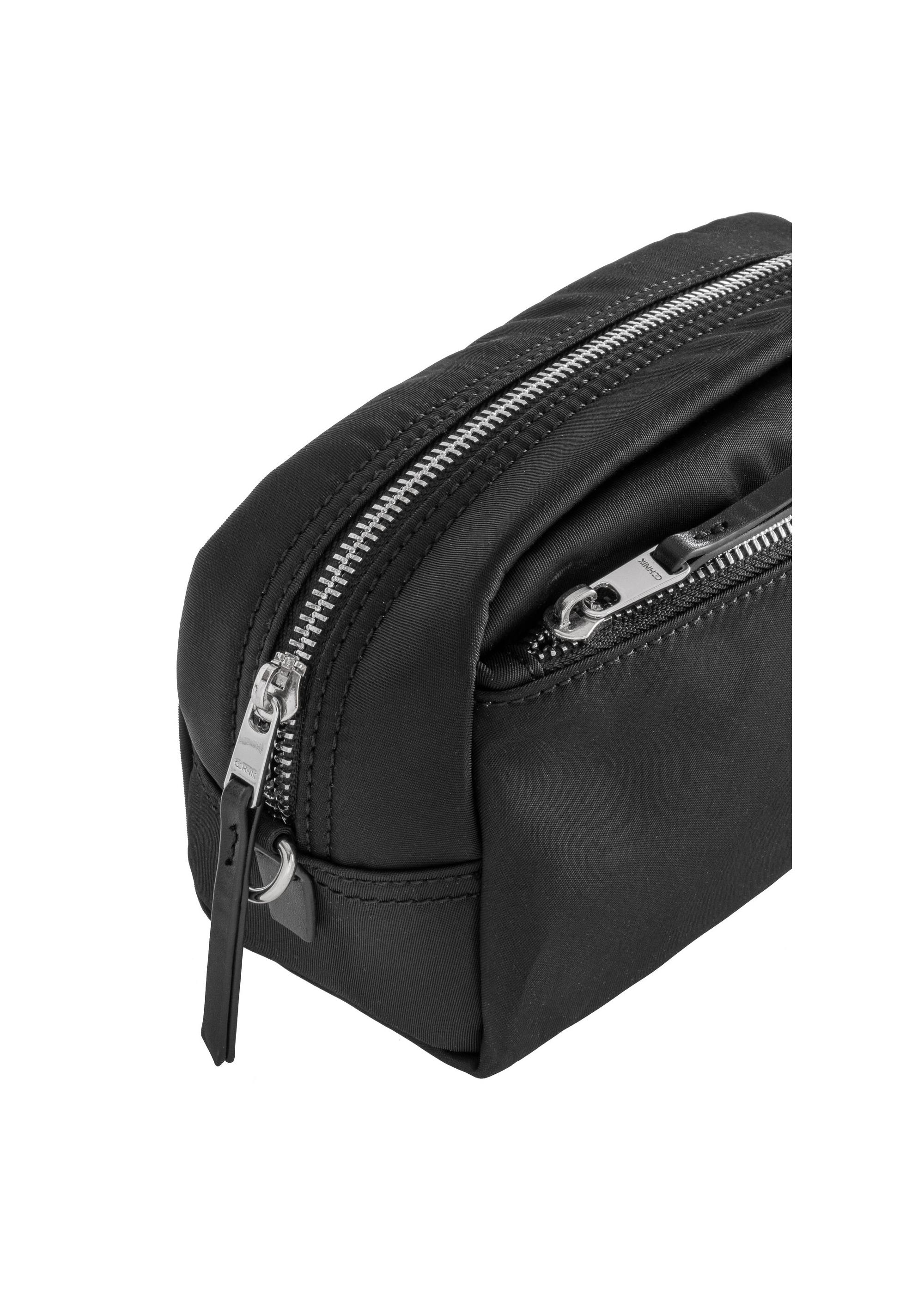 Women's black cosmetic bag TOREN-0271-99(W24)-06