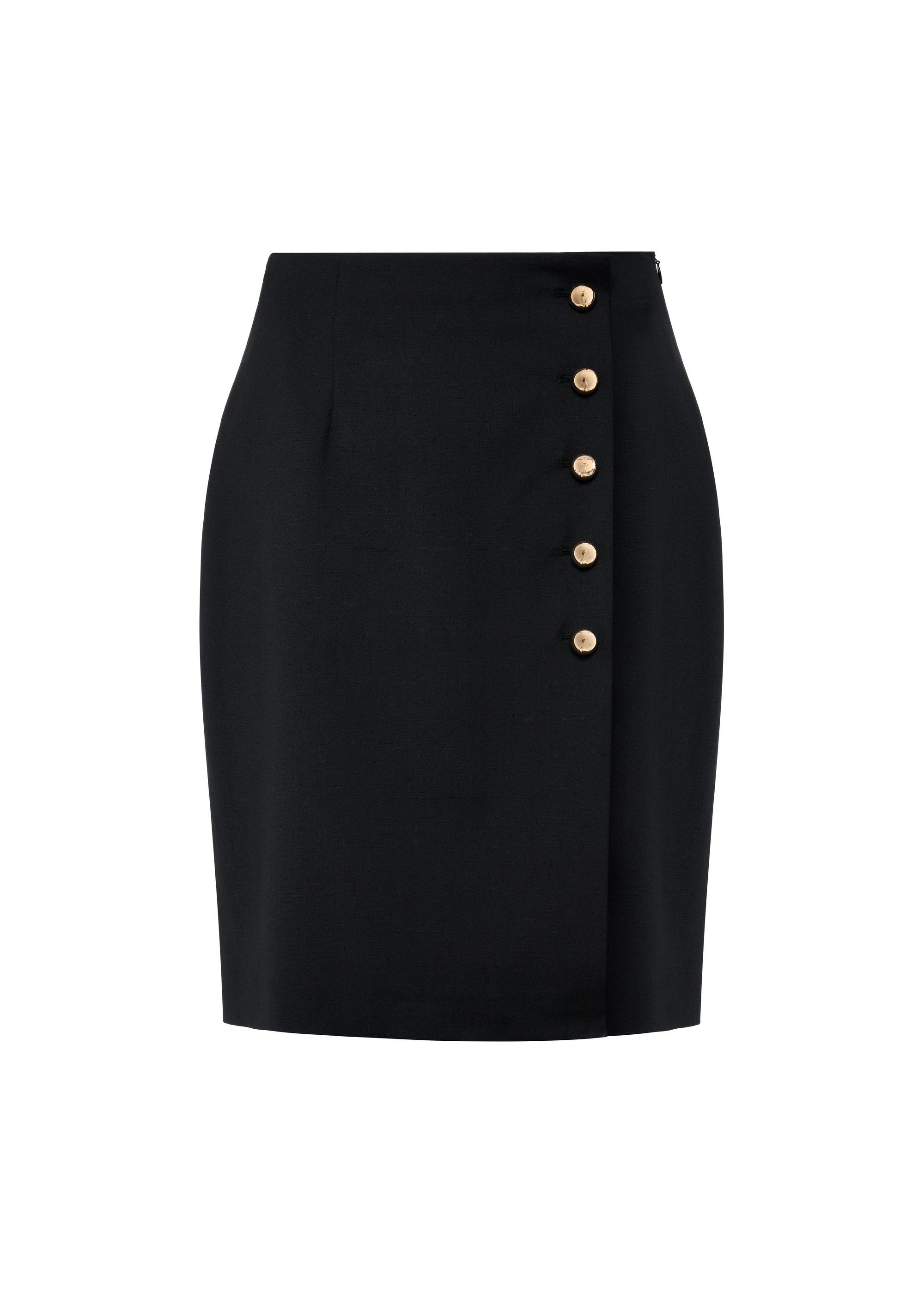 Black women's skirt SPCDT-0103-99(W25)-01