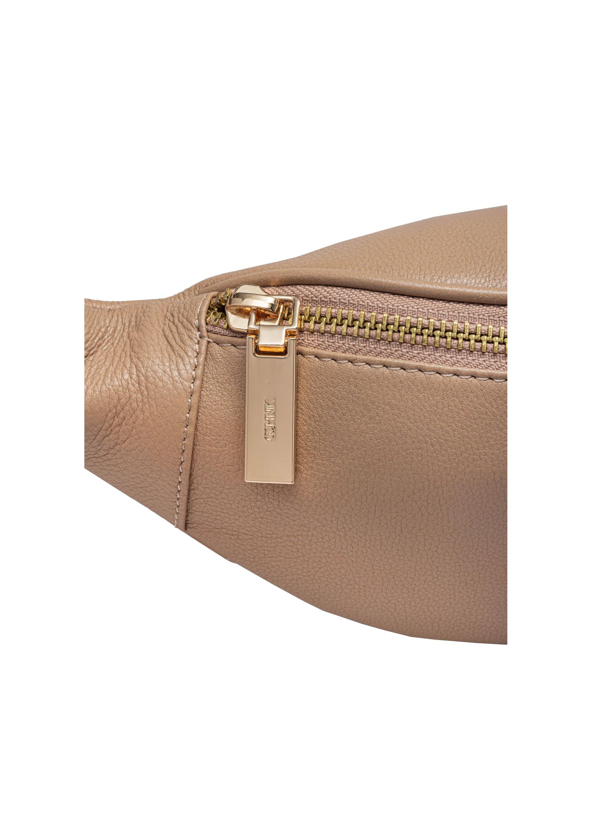 Beige leather women's bag TORES-0970D-81(W25)-05