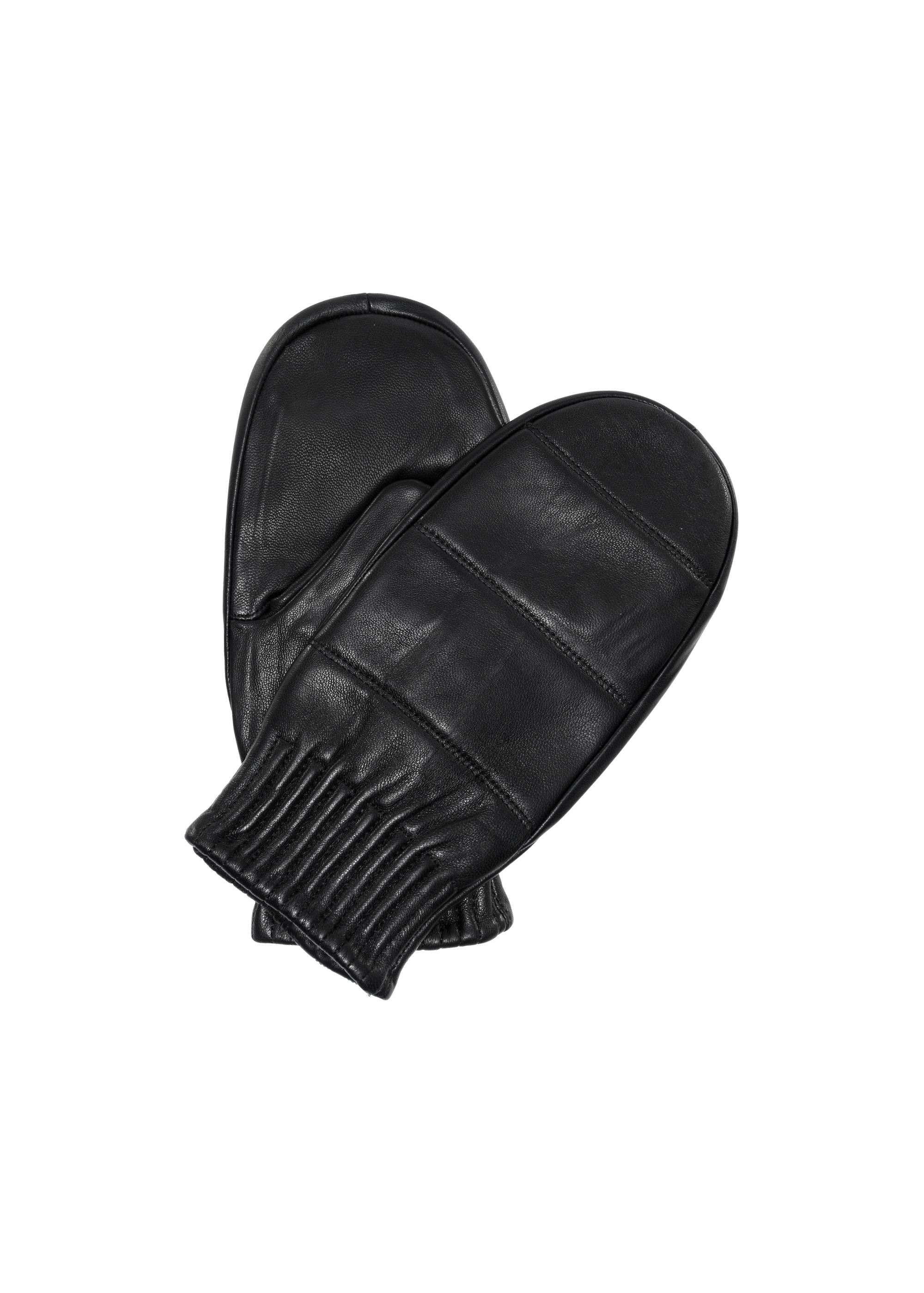 Women's leather gloves with one finger REKDS-0084-99(Z23)-01