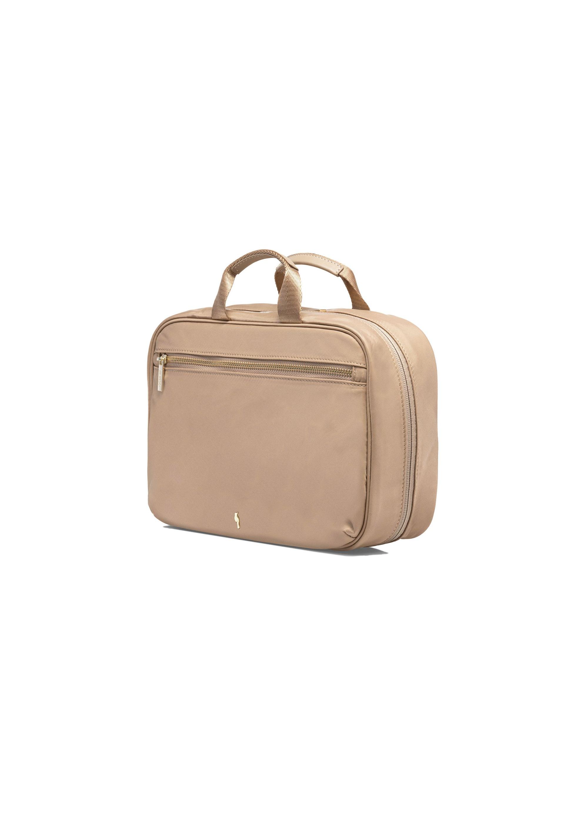 Beige large women's cosmetic bag TOREN-0304-81(W25)-02