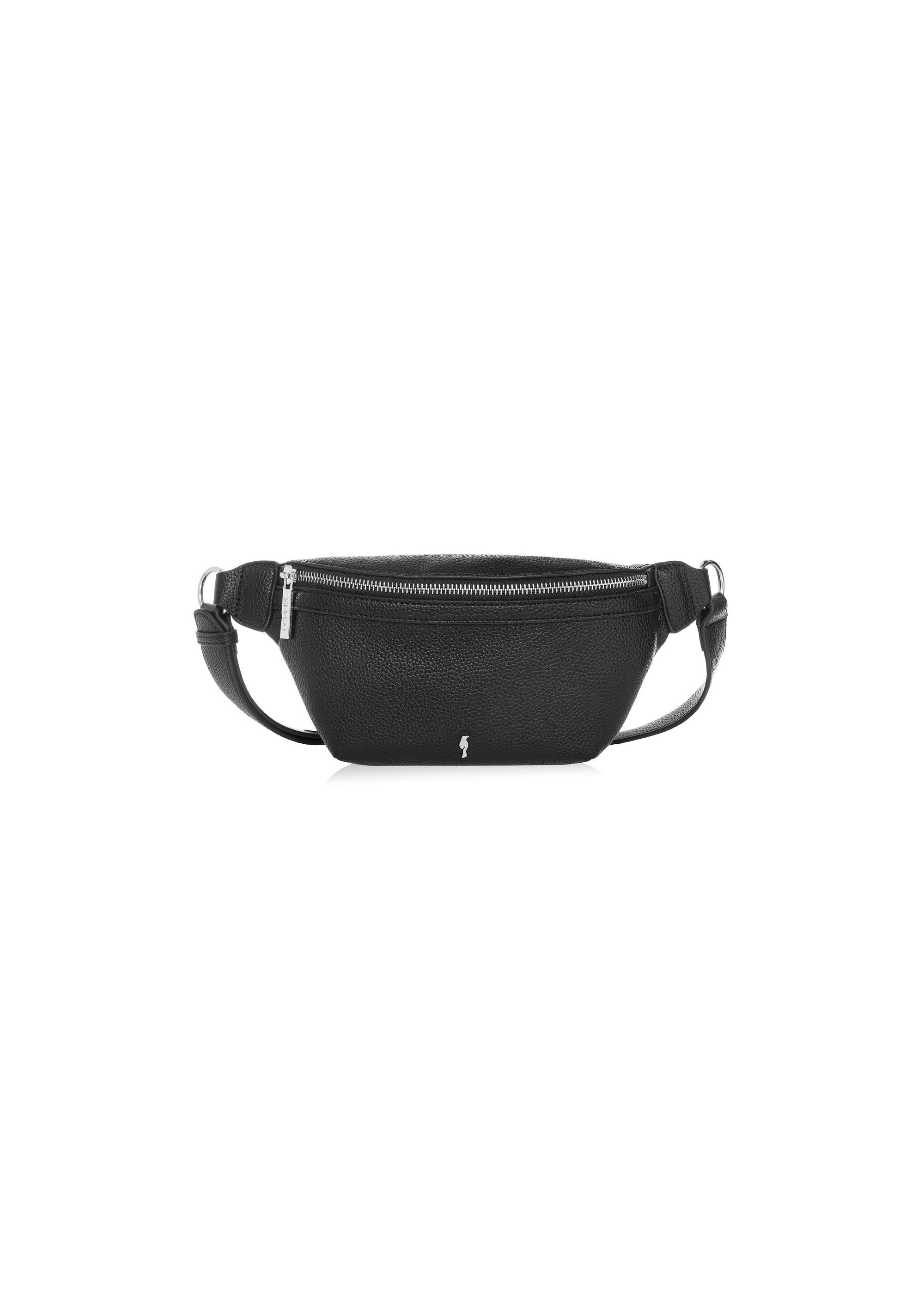 Black women's waist bag TOREC-1001-99(W25)-01