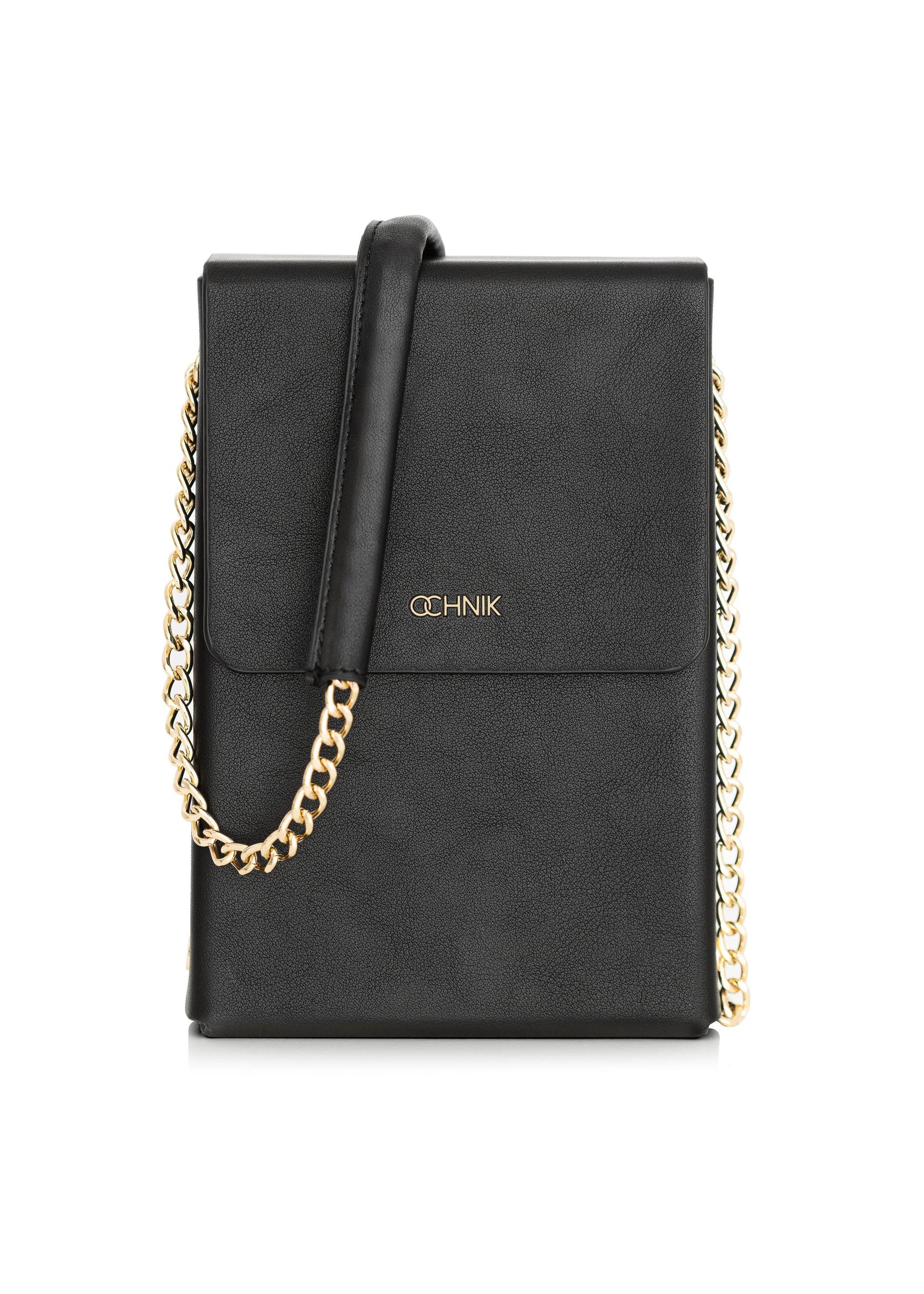 Black women's bag with chain TOREC-0976-99(Z24)