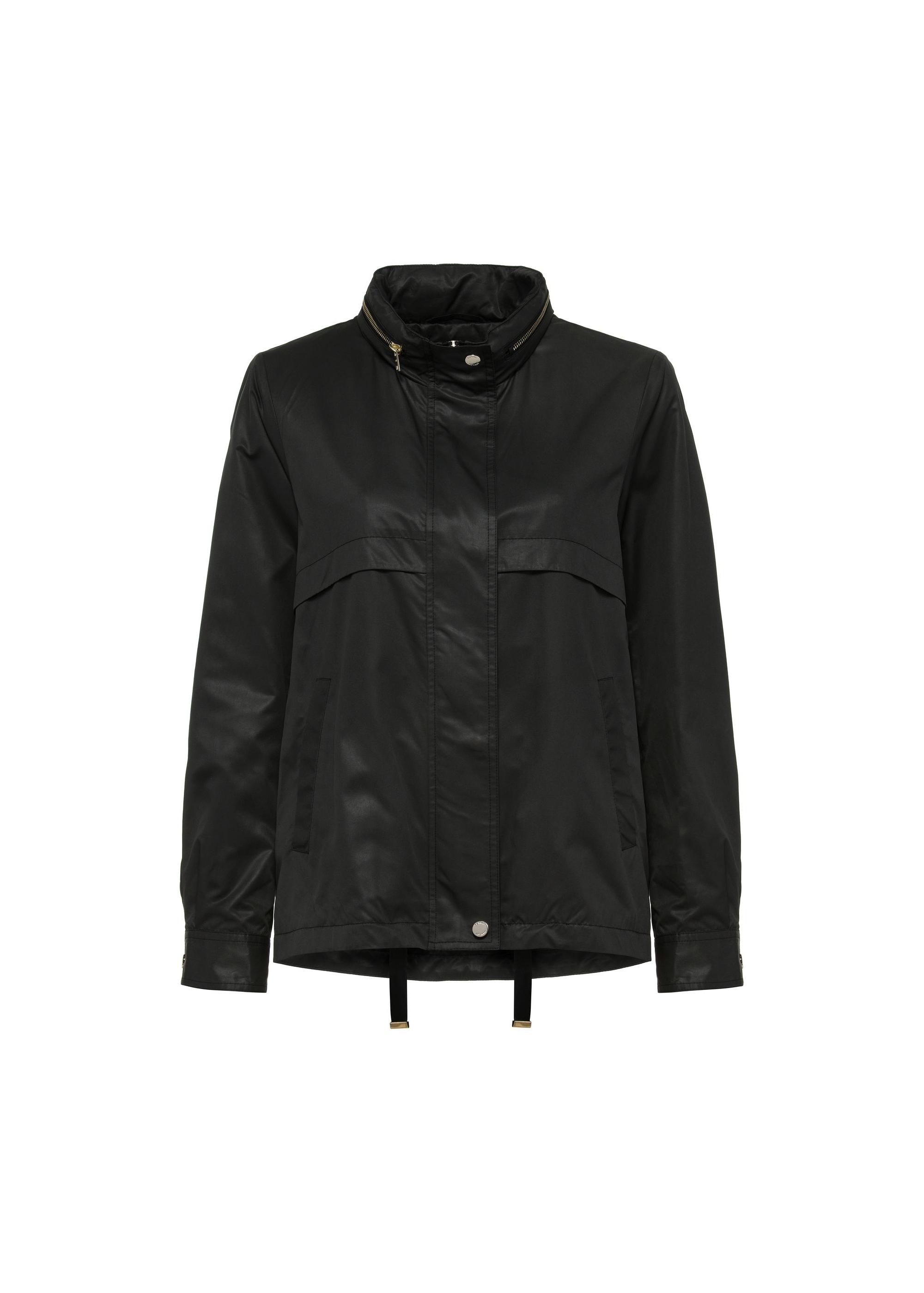 Black transitional women's jacket KURDT-0558-99(W25)