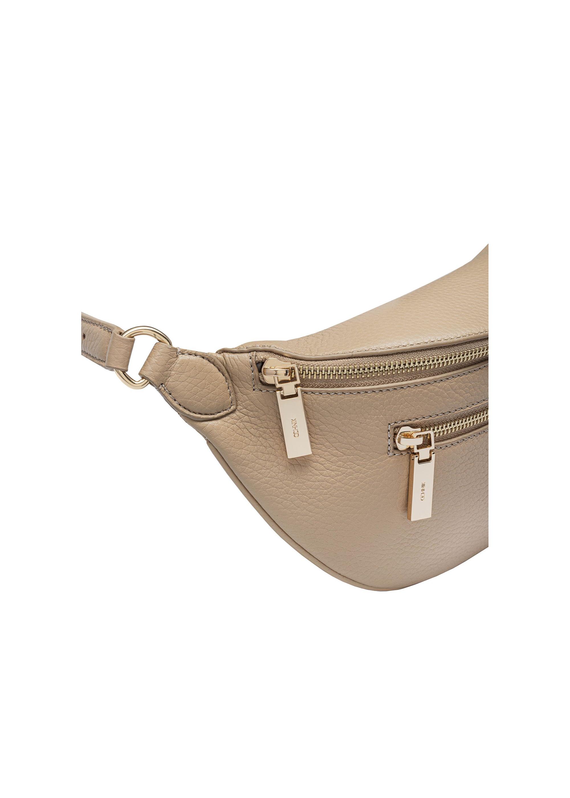 Beige leather women's bag TORES-1071C-80(W25)-05