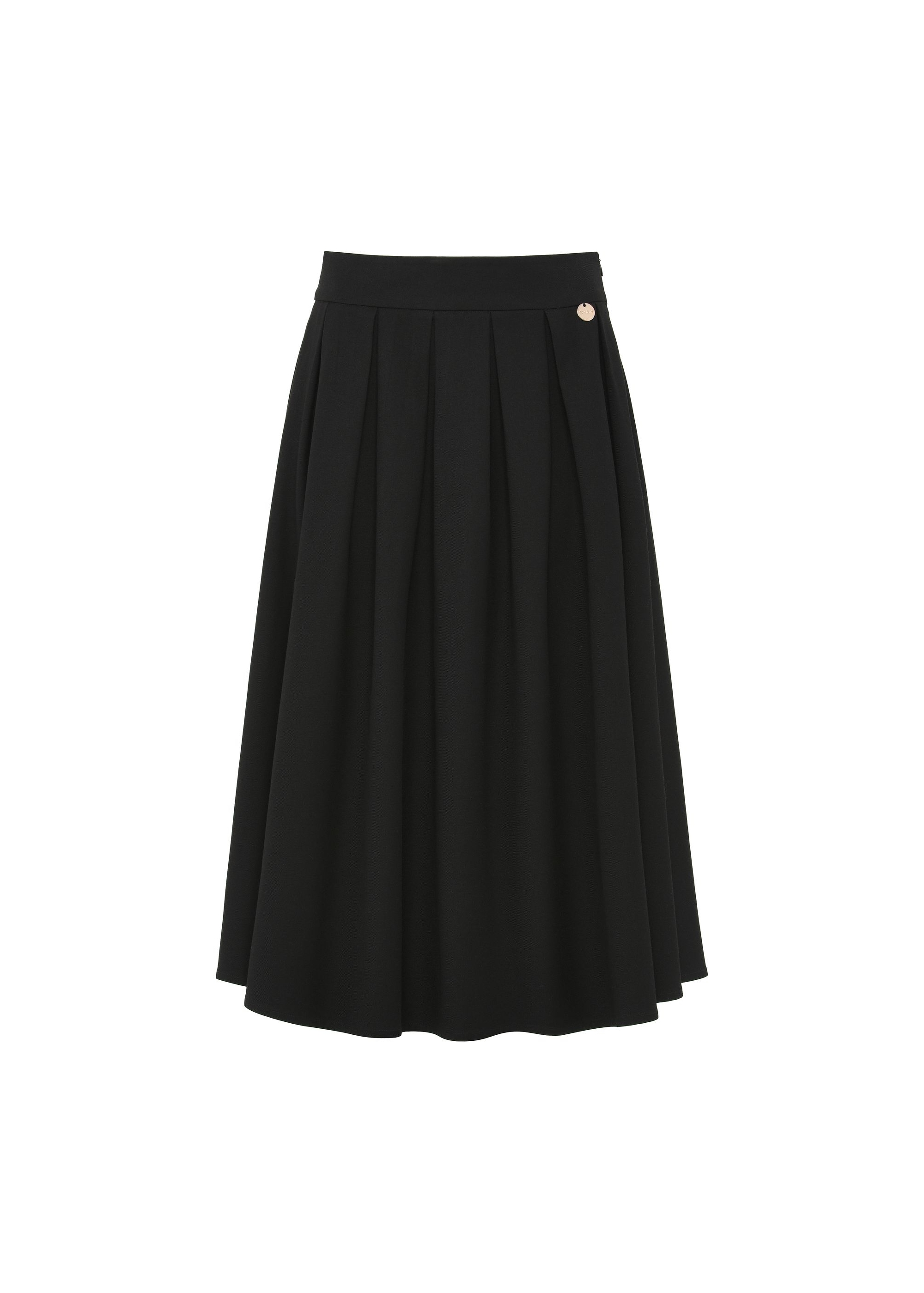 Black midi skirt SPCDT-0093-99(Z24)-05